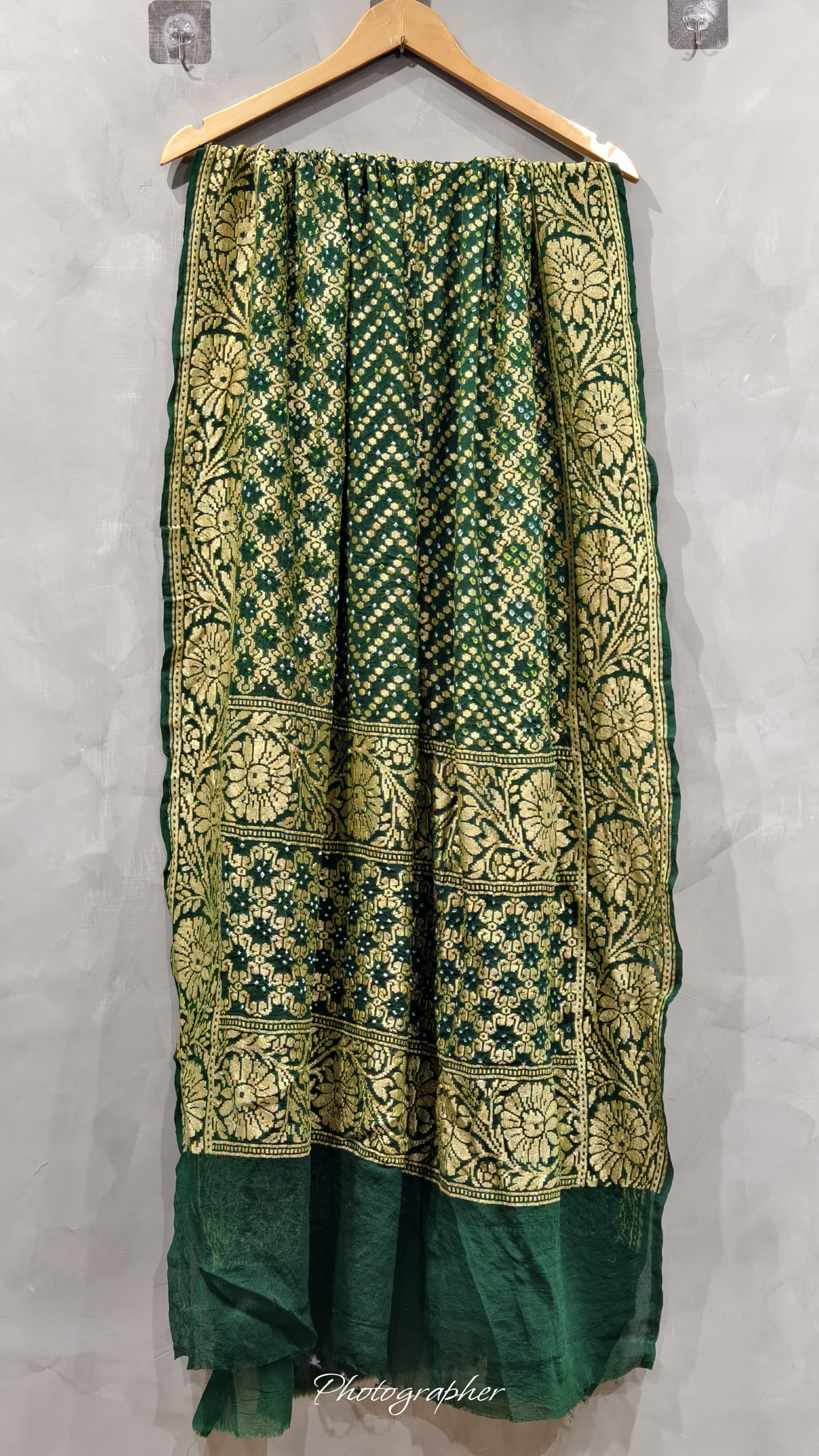 Pure Banarasi Georgette Real Neem Zari Upada Dupatta