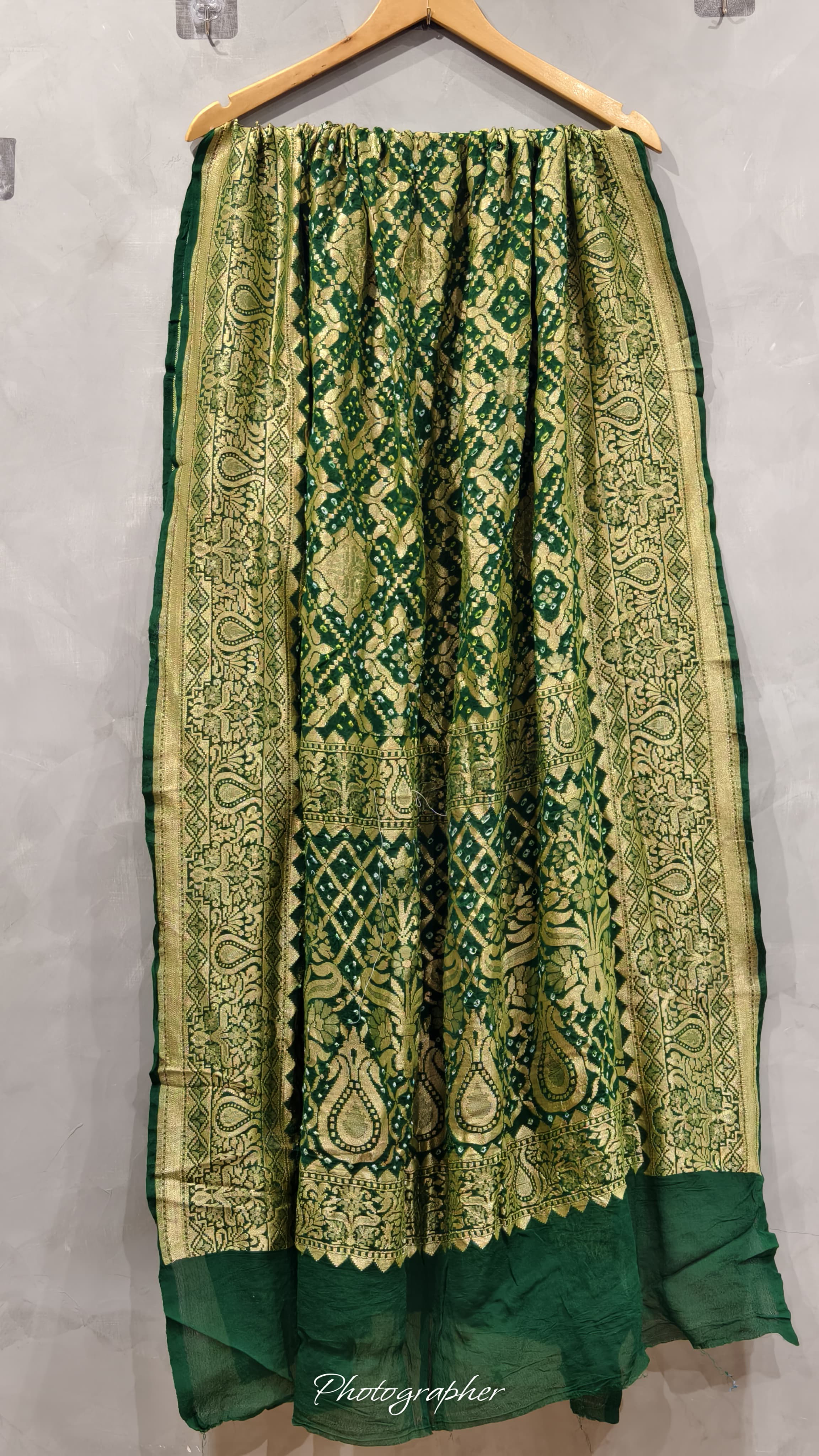 Pure Banarasi Georgette Real Neem Zari Upada Dupatta
