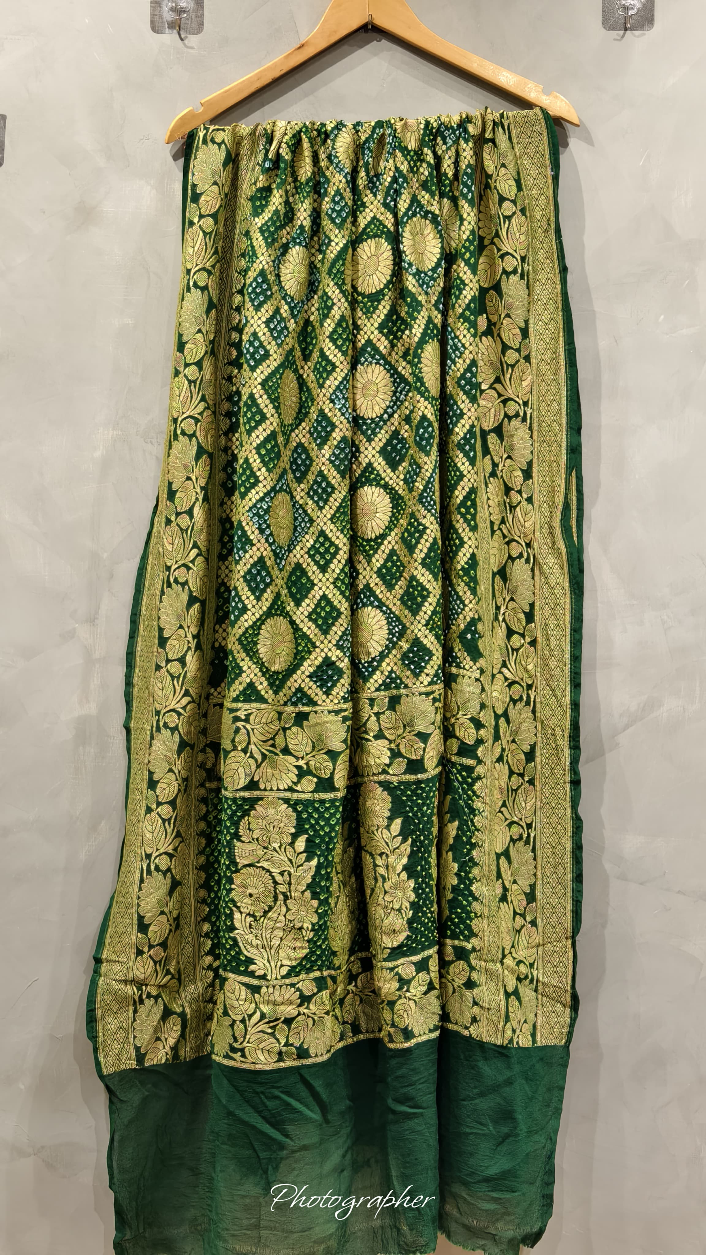 Pure Banarasi Georgette Real Neem Zari Upada Dupatta
