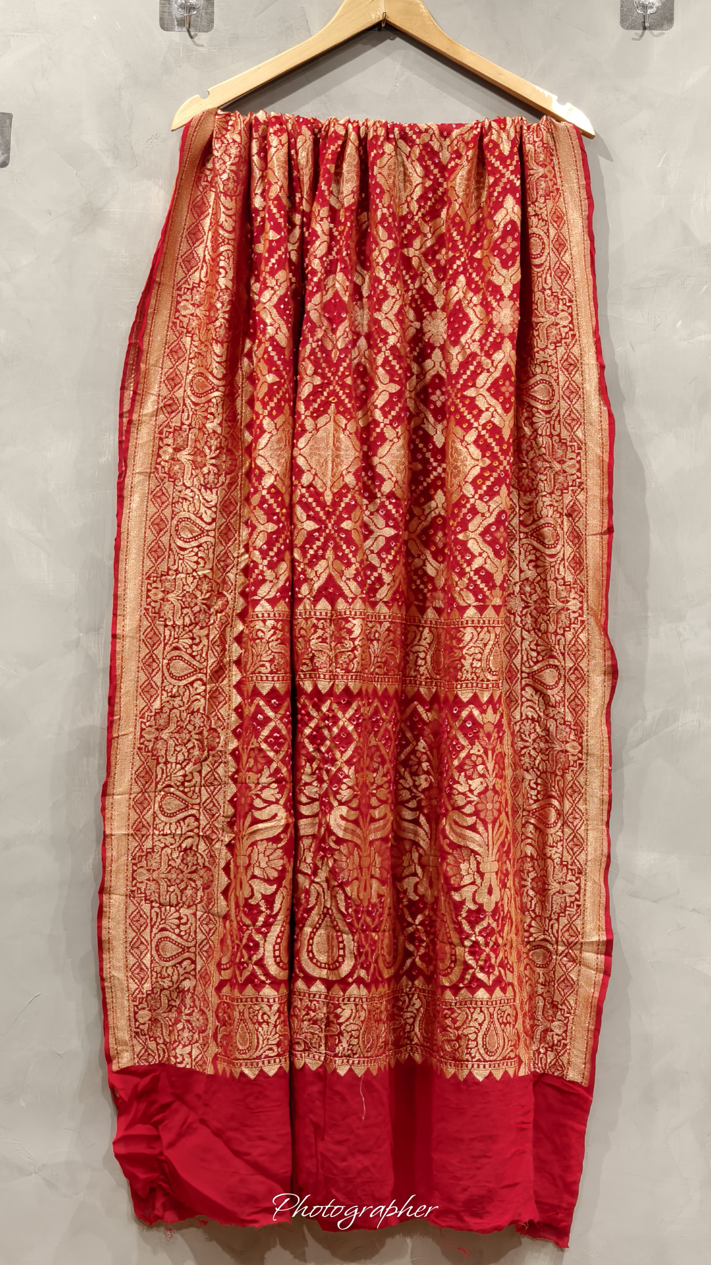 Pure Banarasi Georgette Real Neem Zari Upada Dupatta