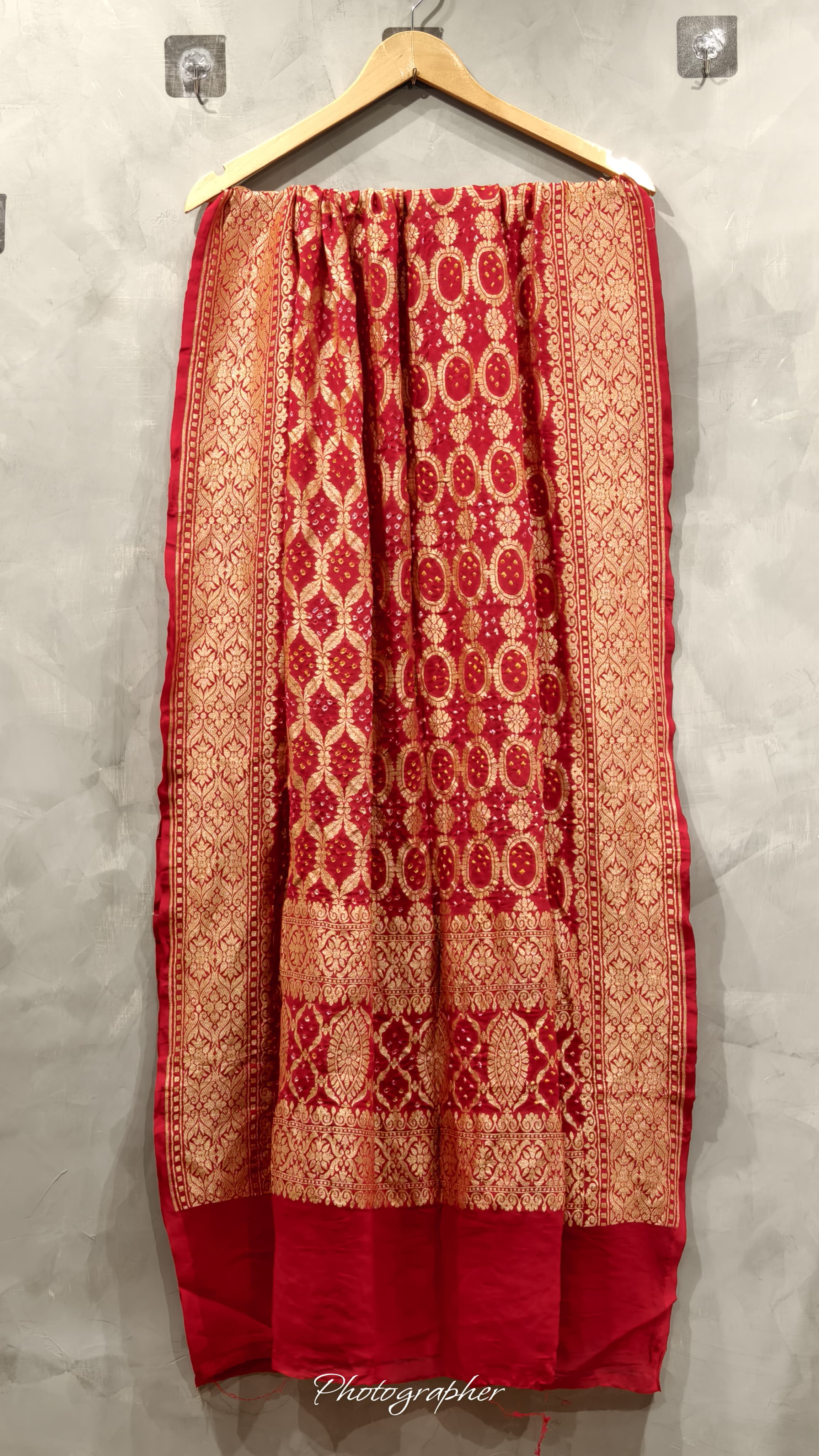 Pure Banarasi Georgette Real Neem Zari Upada Dupatta
