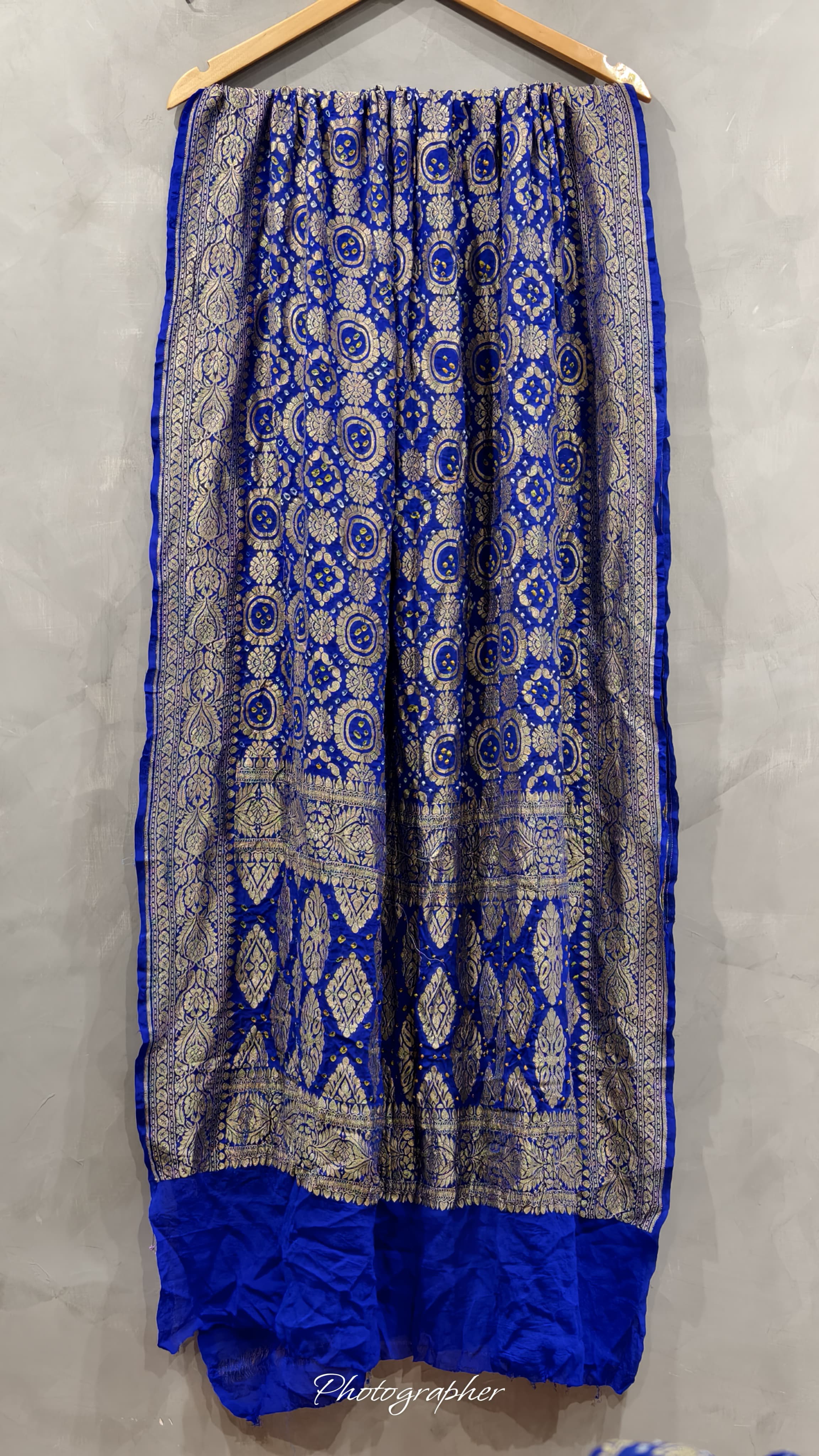 Pure Banarasi Georgette Real Neem Zari Upada Dupatta
