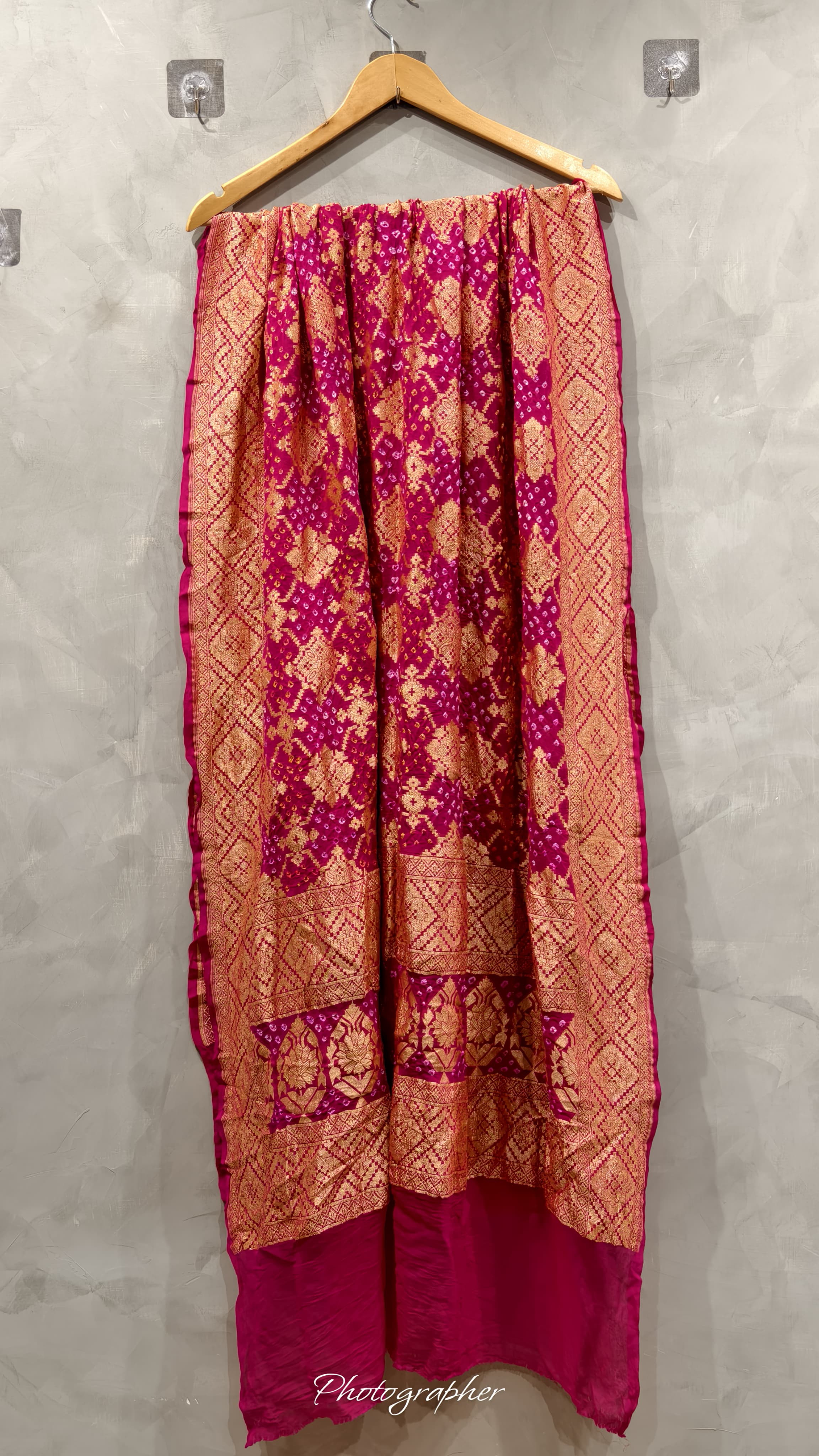 Pure Banarasi Georgette Real Neem Zari Upada Dupatta