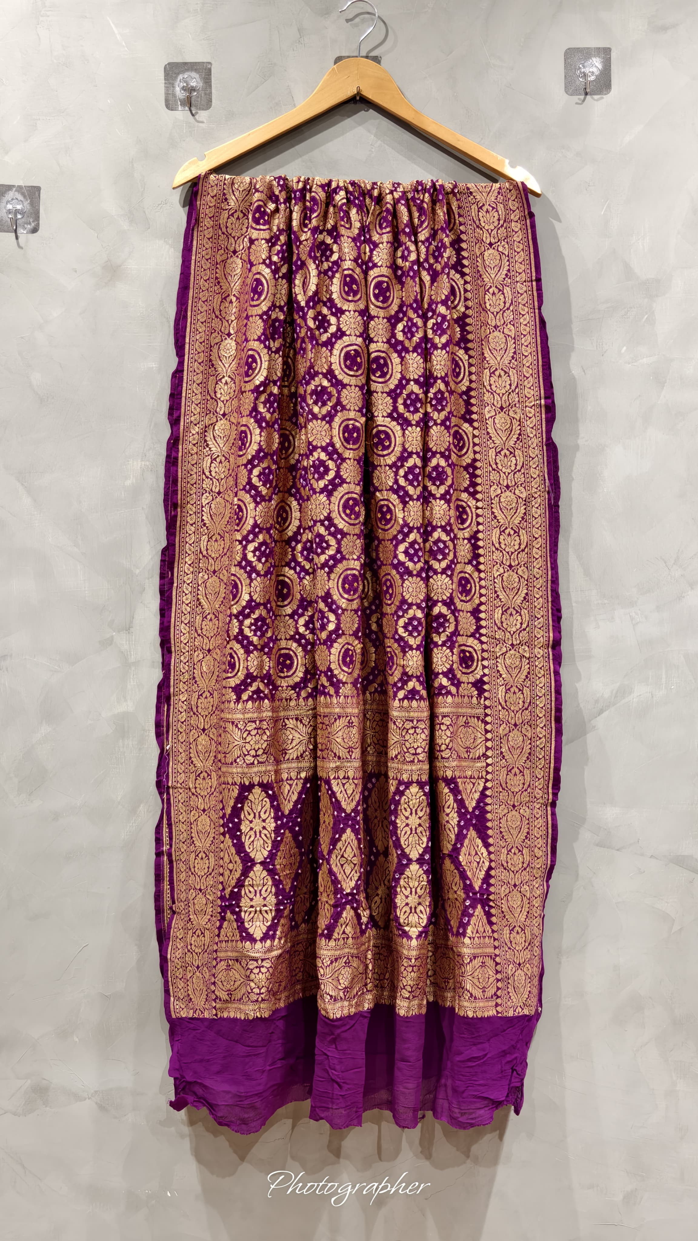 Pure Banarasi Georgette Real Neem Zari Upada Dupatta
