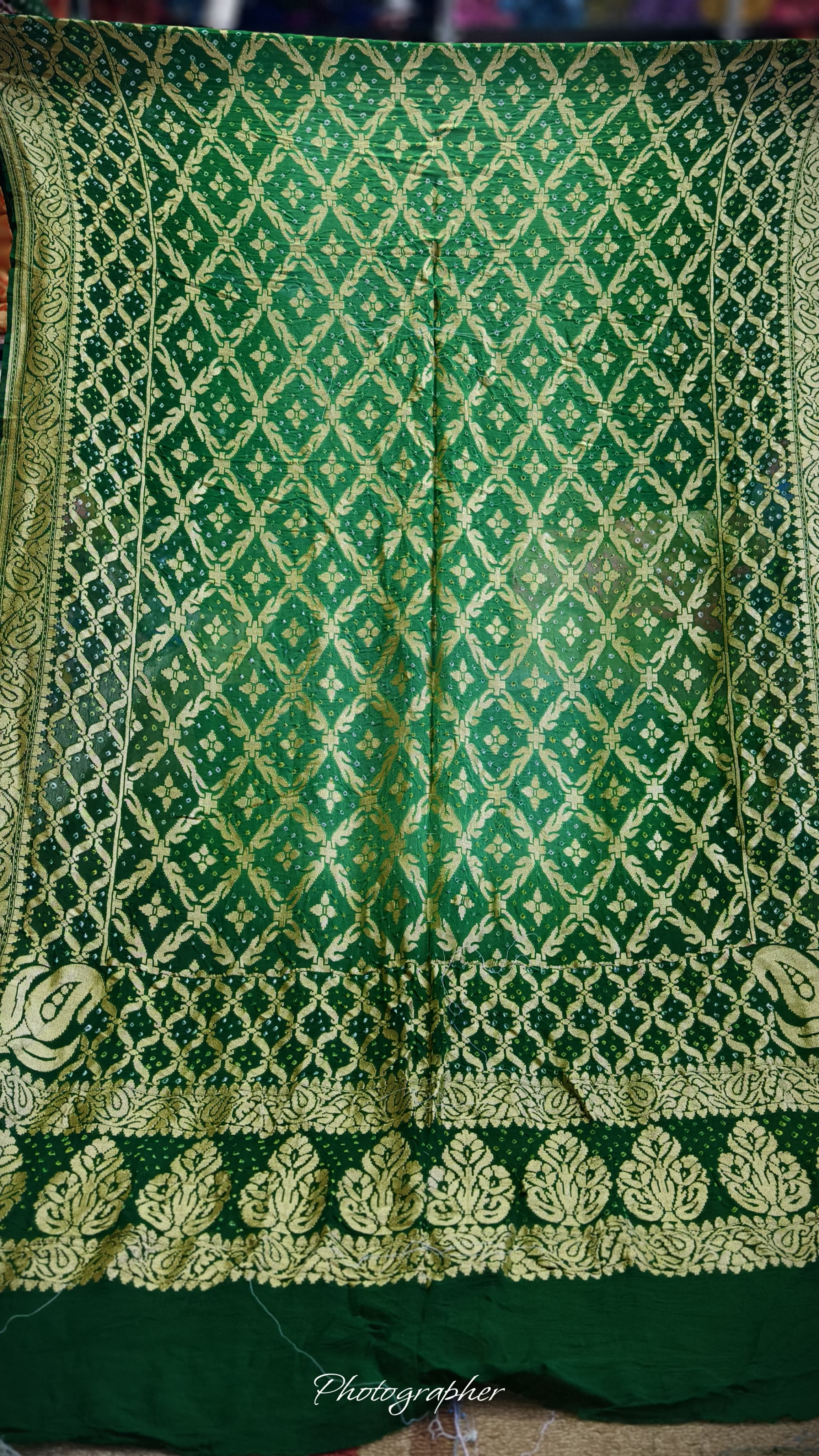 Pure Banarasi Georgette Real Neem Zari Upada Dupatta