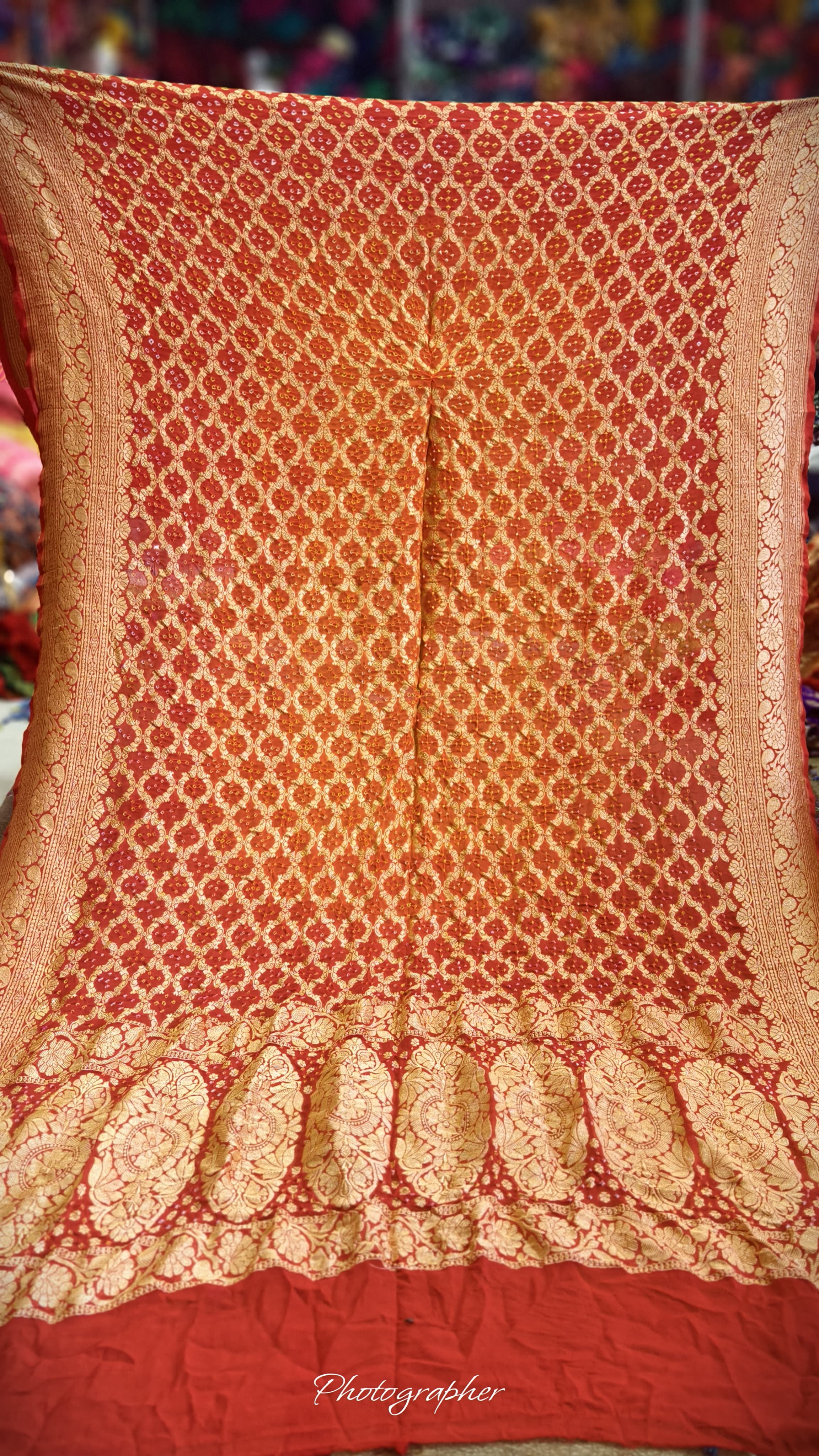Pure Banarasi Georgette Real Neem Zari Upada Dupatta
