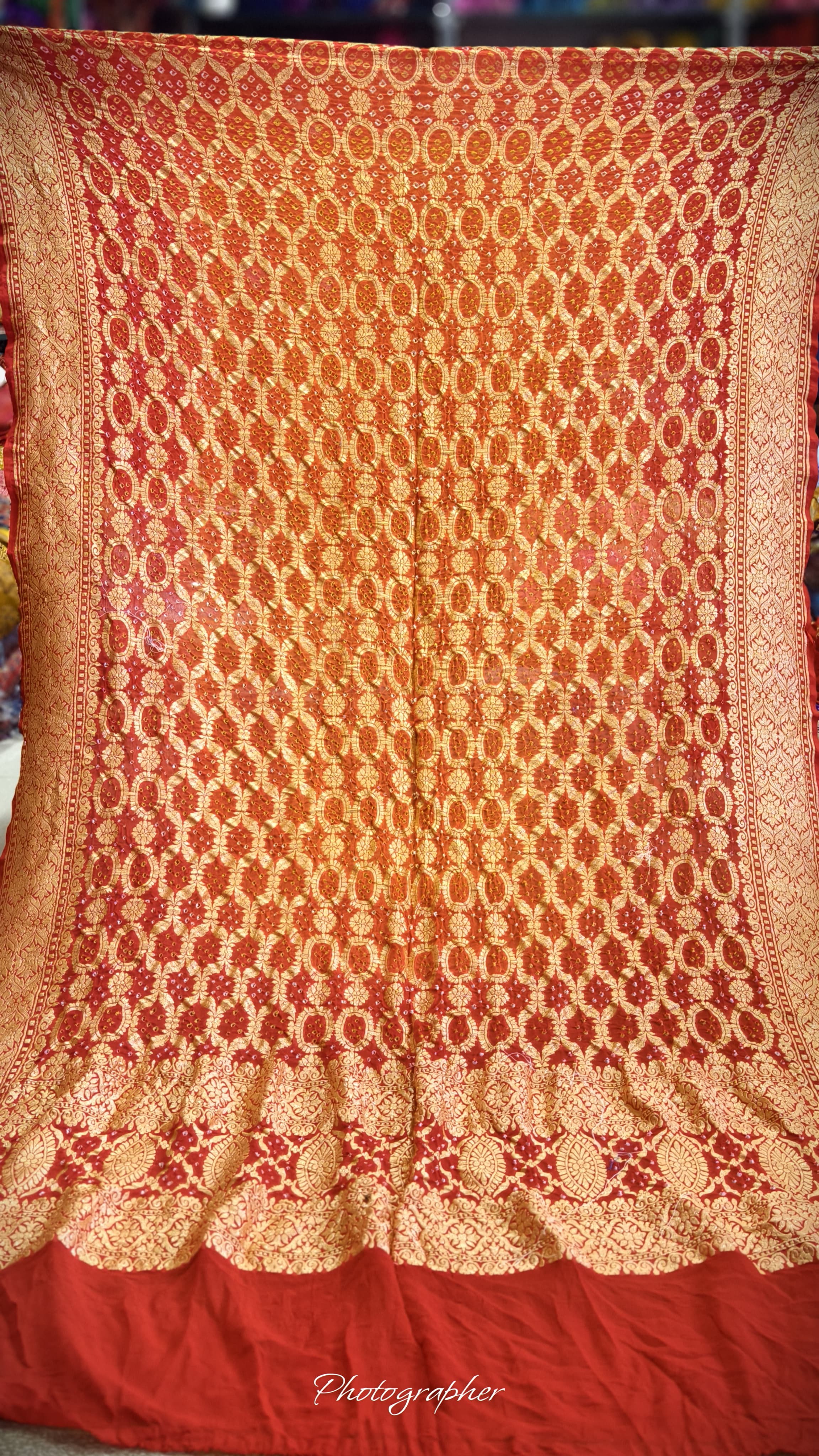 Pure Banarasi Georgette Real Neem Zari Upada Dupatta