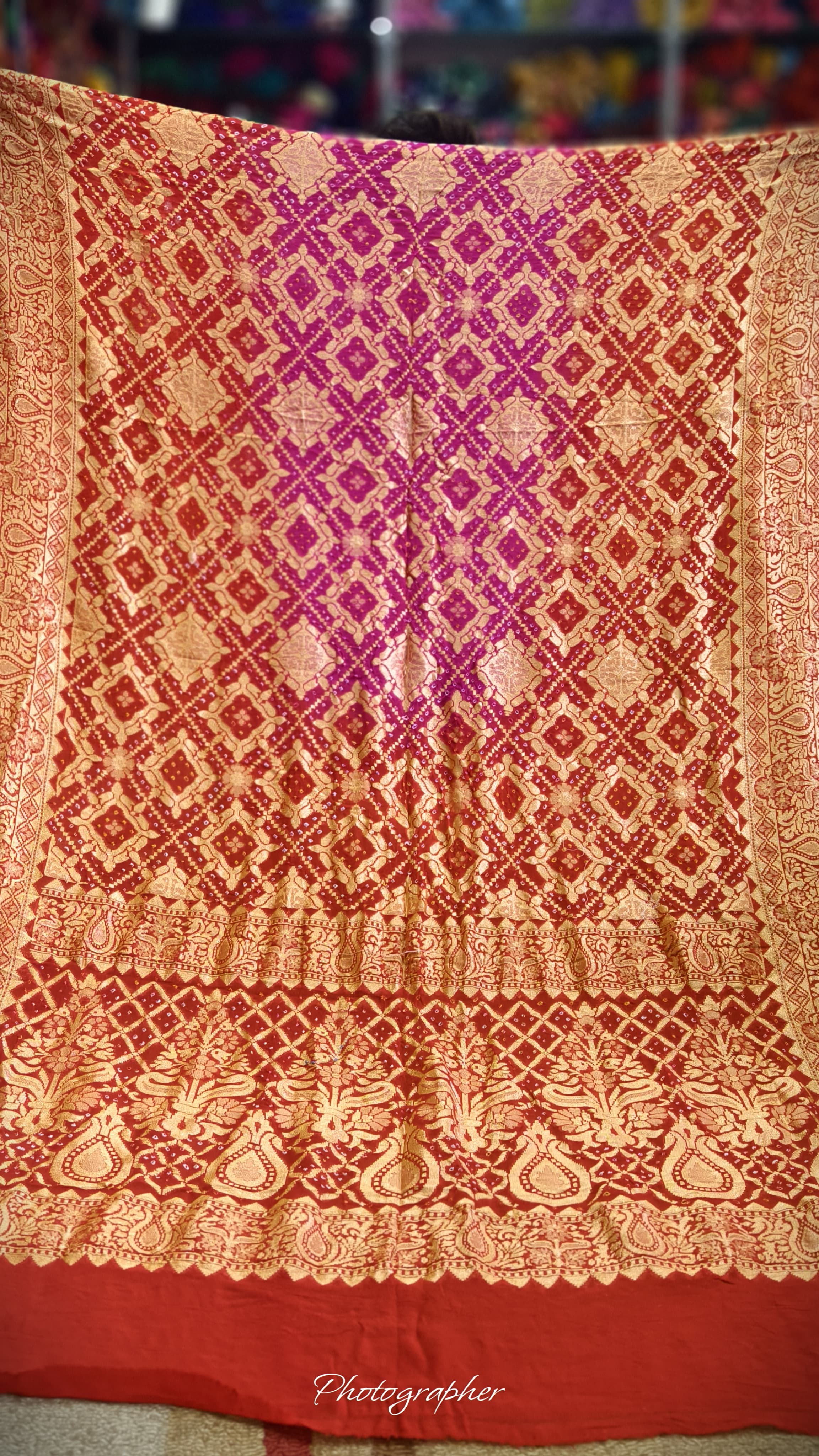Pure Banarasi Georgette Real Neem Zari Upada Dupatta