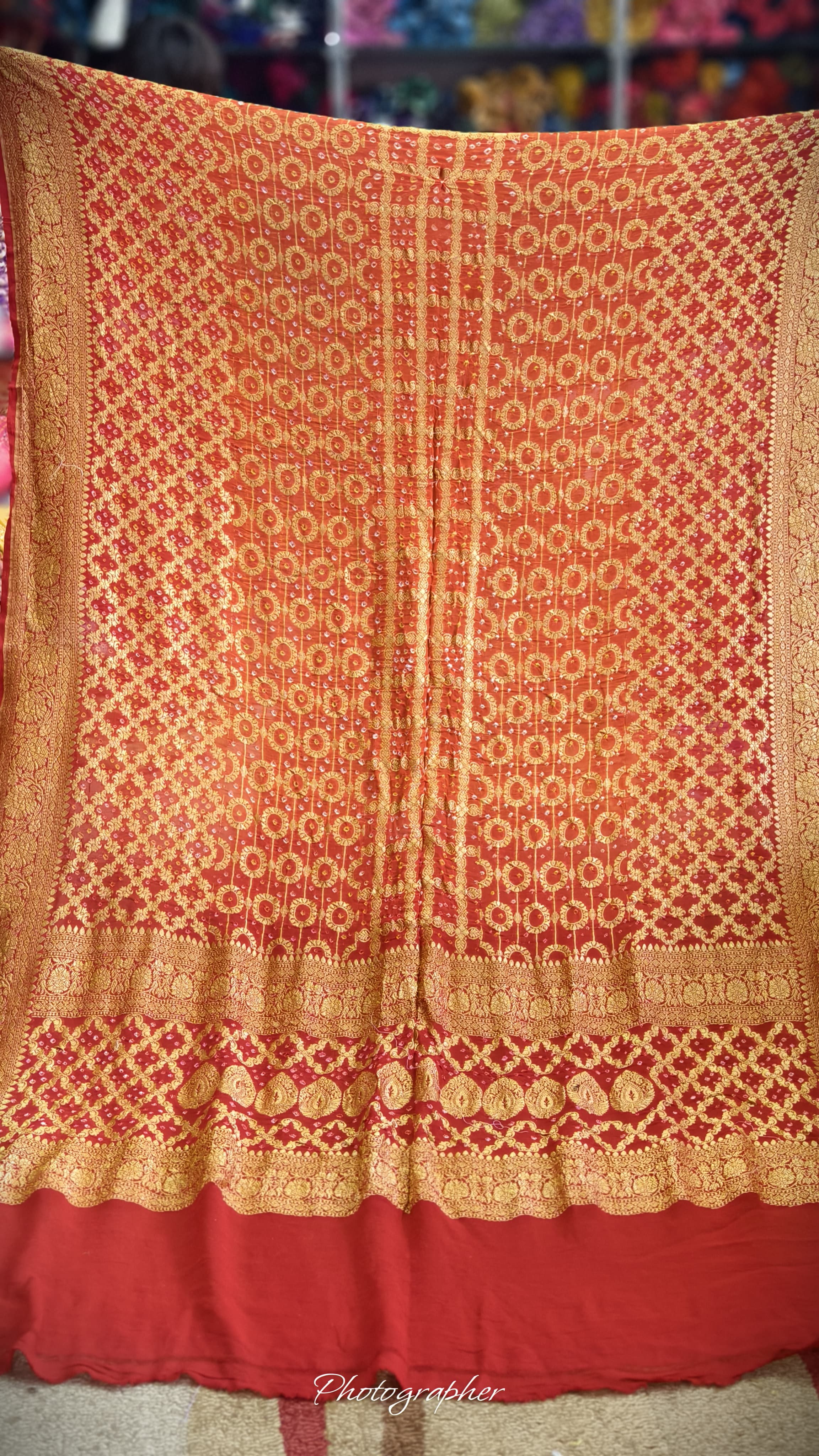 Pure Banarasi Georgette Real Neem Zari Upada Dupatta