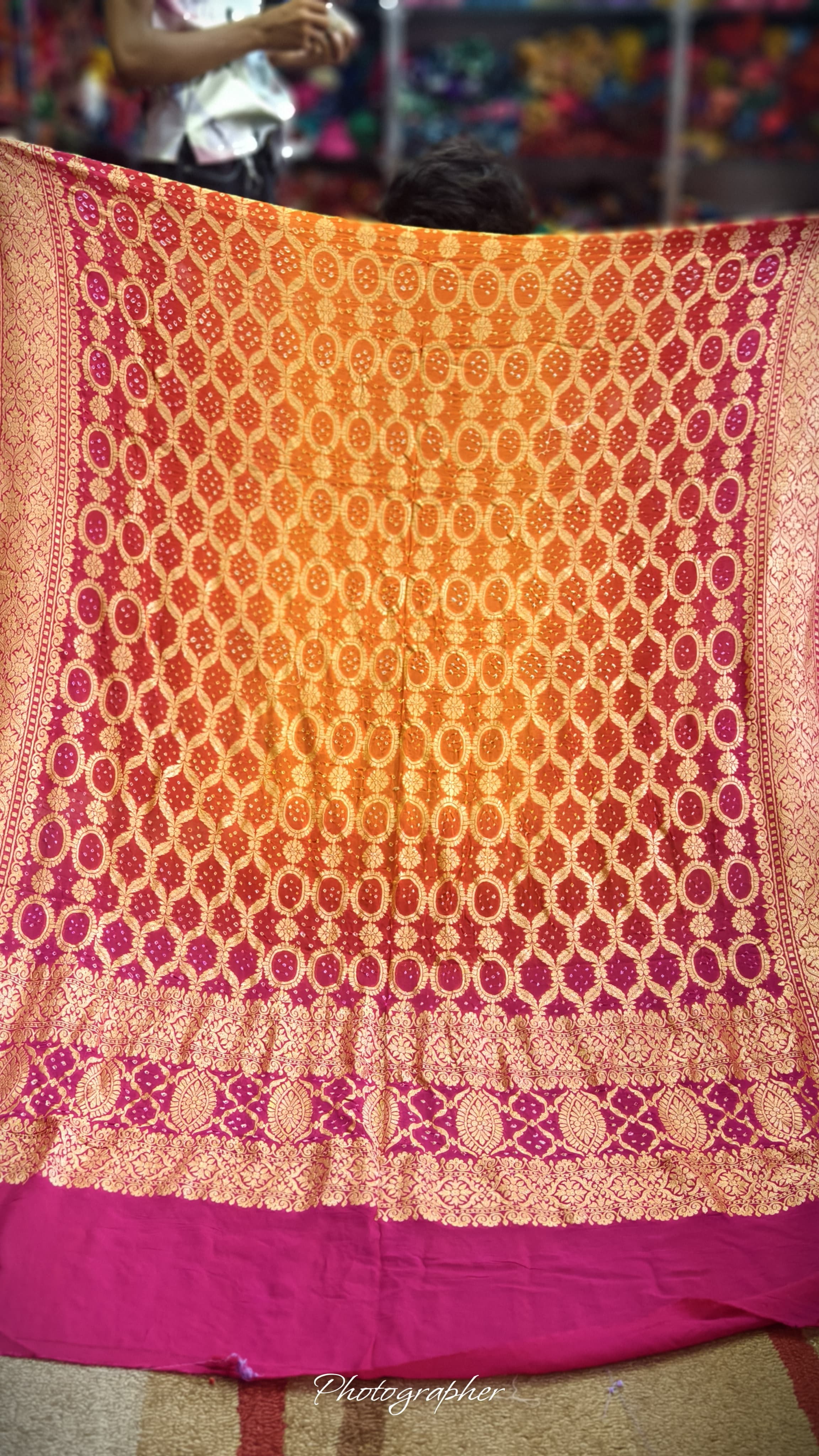 Pure Banarasi Georgette Real Neem Zari Upada Dupatta