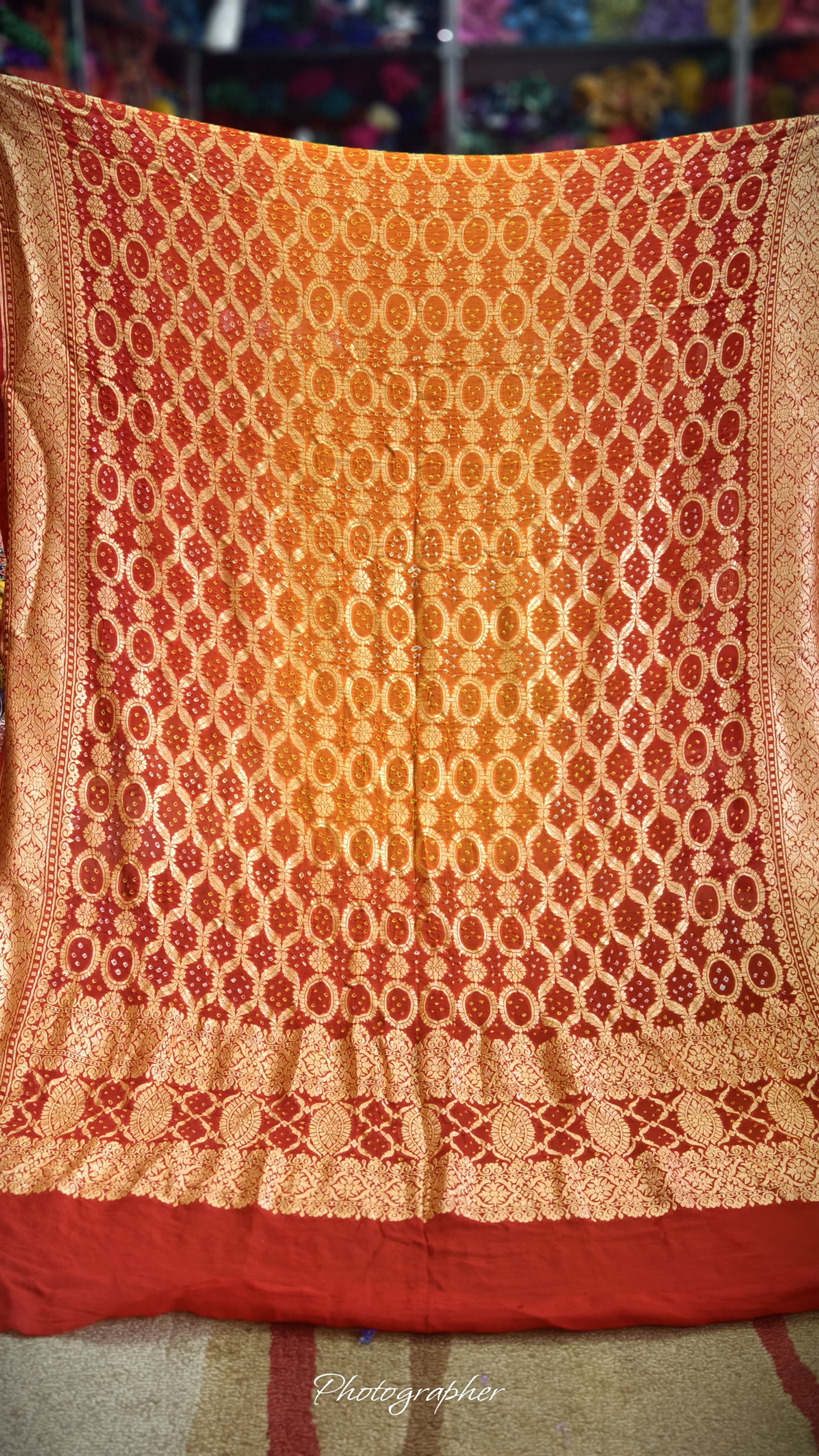 Pure Banarasi Georgette Real Neem Zari Upada Dupatta