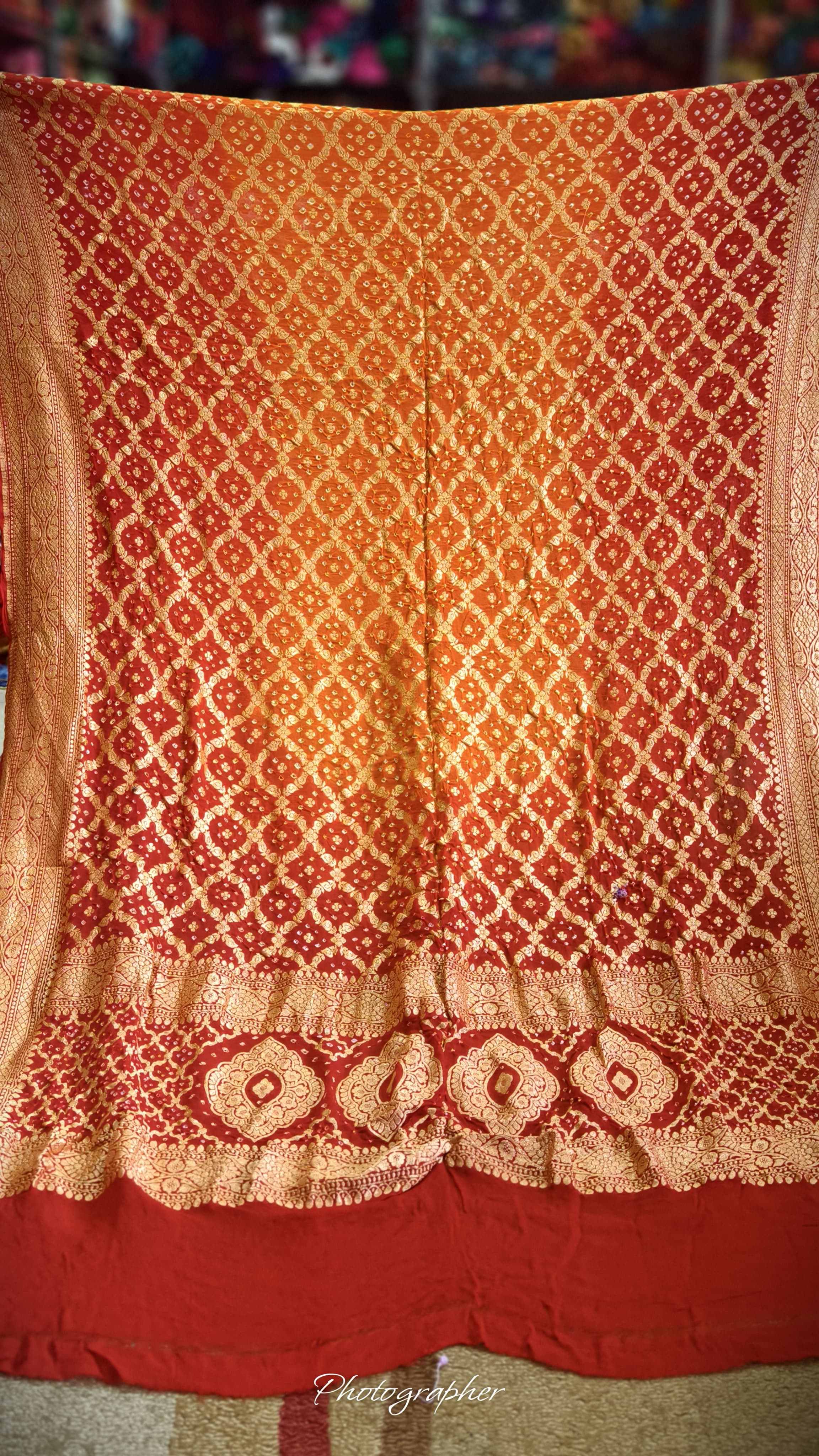 Pure Banarasi Georgette Real Neem Zari Upada Dupatta