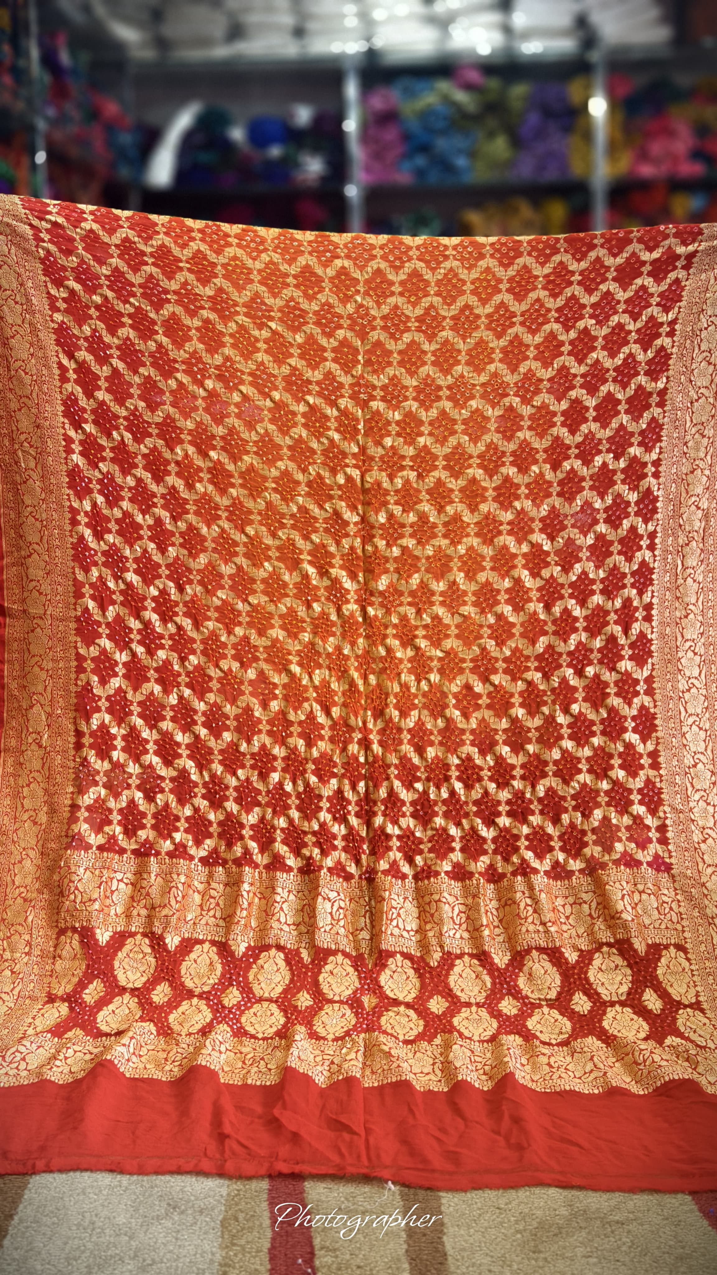 Pure Banarasi Georgette Real Neem Zari Upada Dupatta