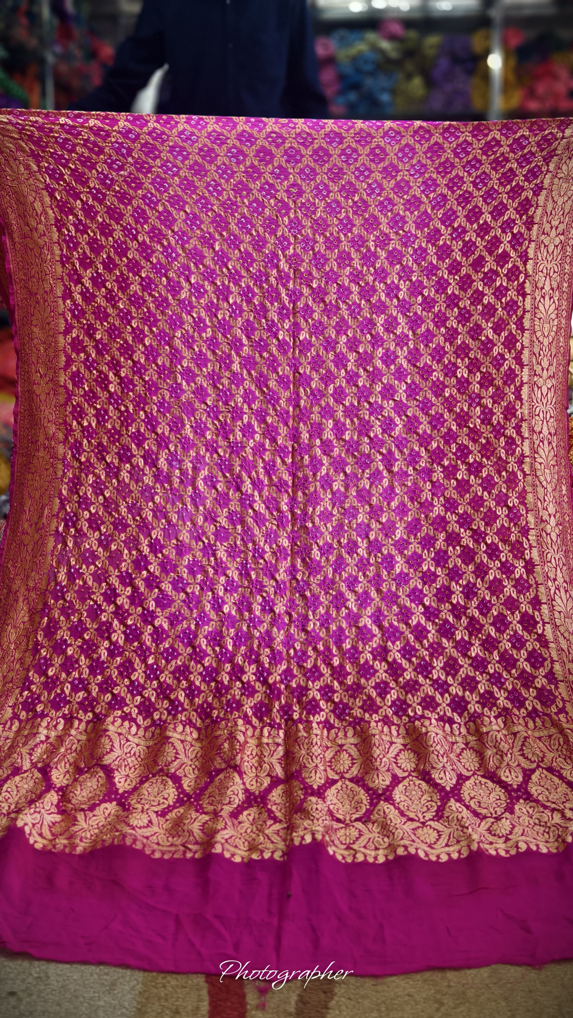 Pure Banarasi Georgette Real Neem Zari Upada Dupatta