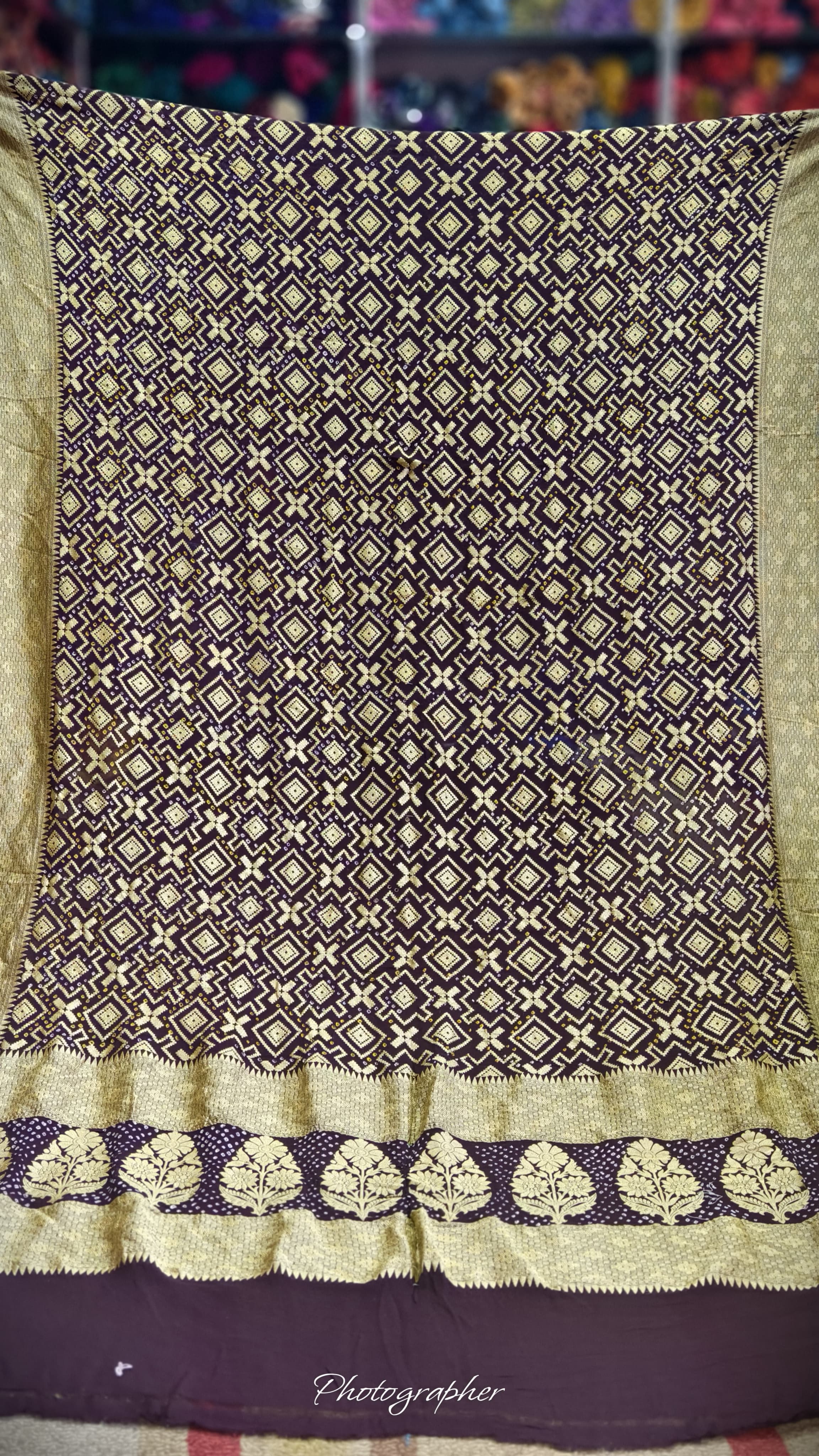 Pure Banarasi Georgette Real Neem Zari Upada Dupatta
