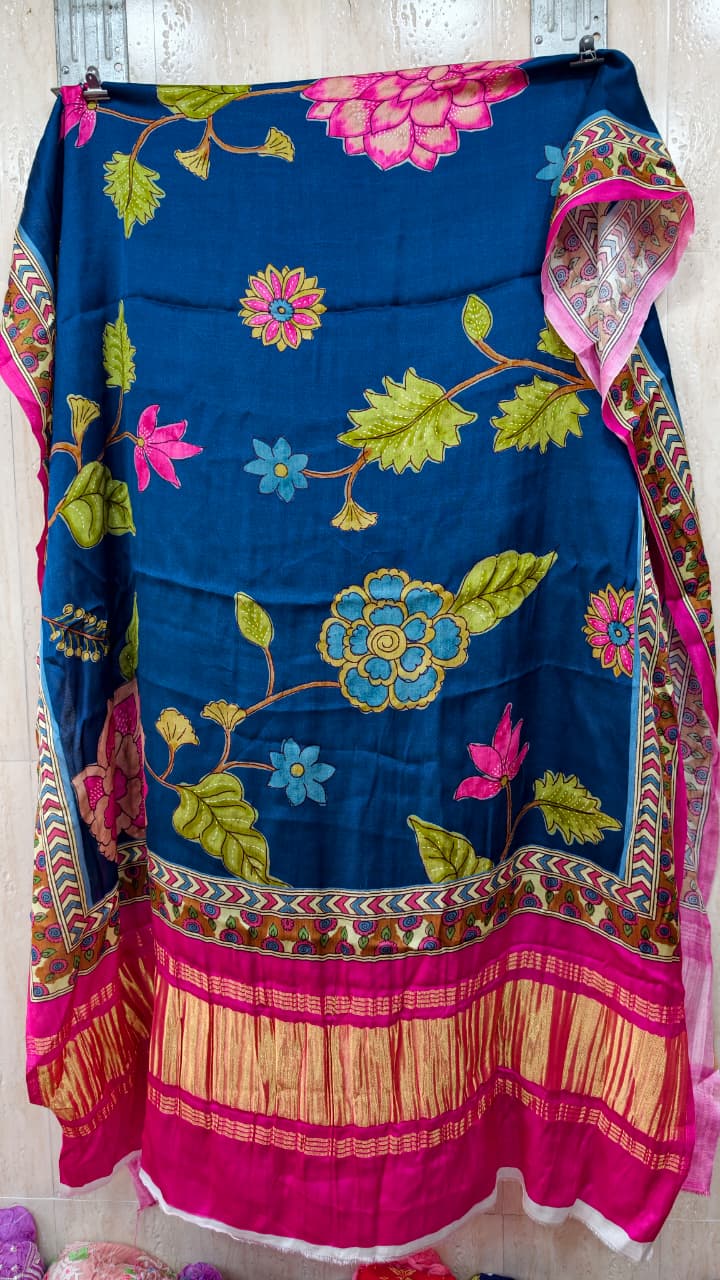 Pure Modal Gaji Silk Digital Print Dupatta
