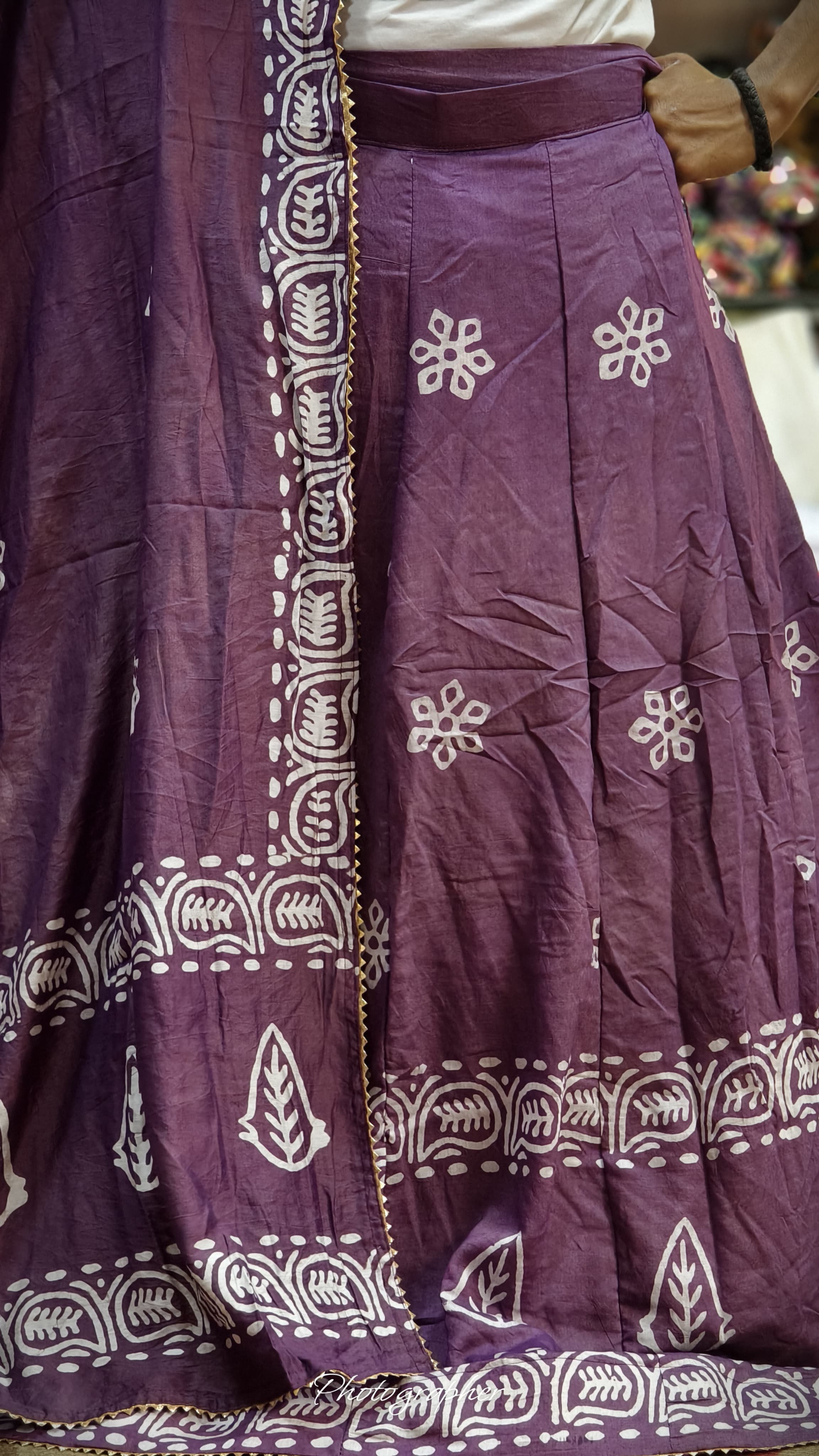 Pure Chanderi Cotton Full Pair Chaniya Choli