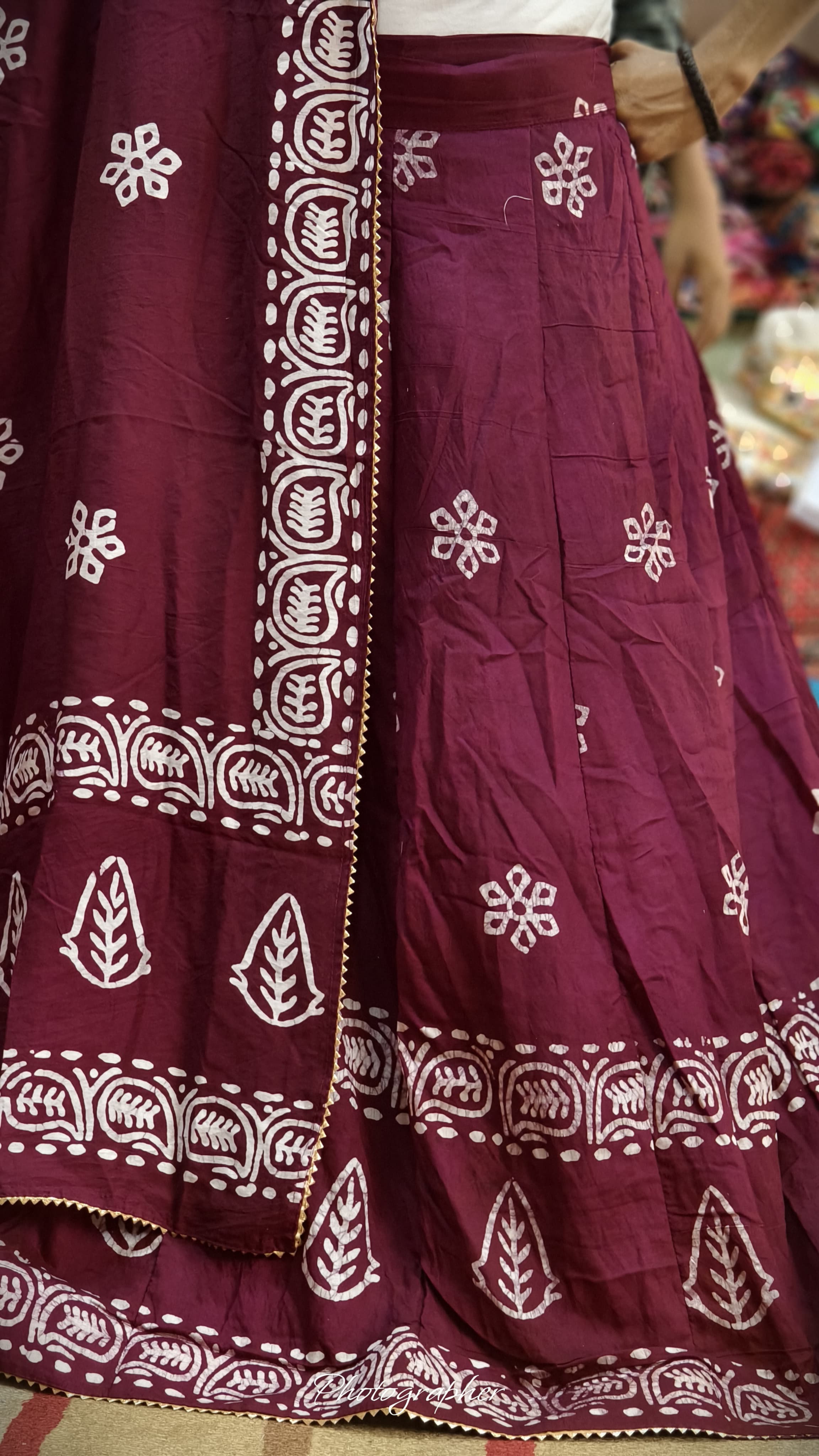 Pure Chanderi Cotton Full Pair Chaniya Choli