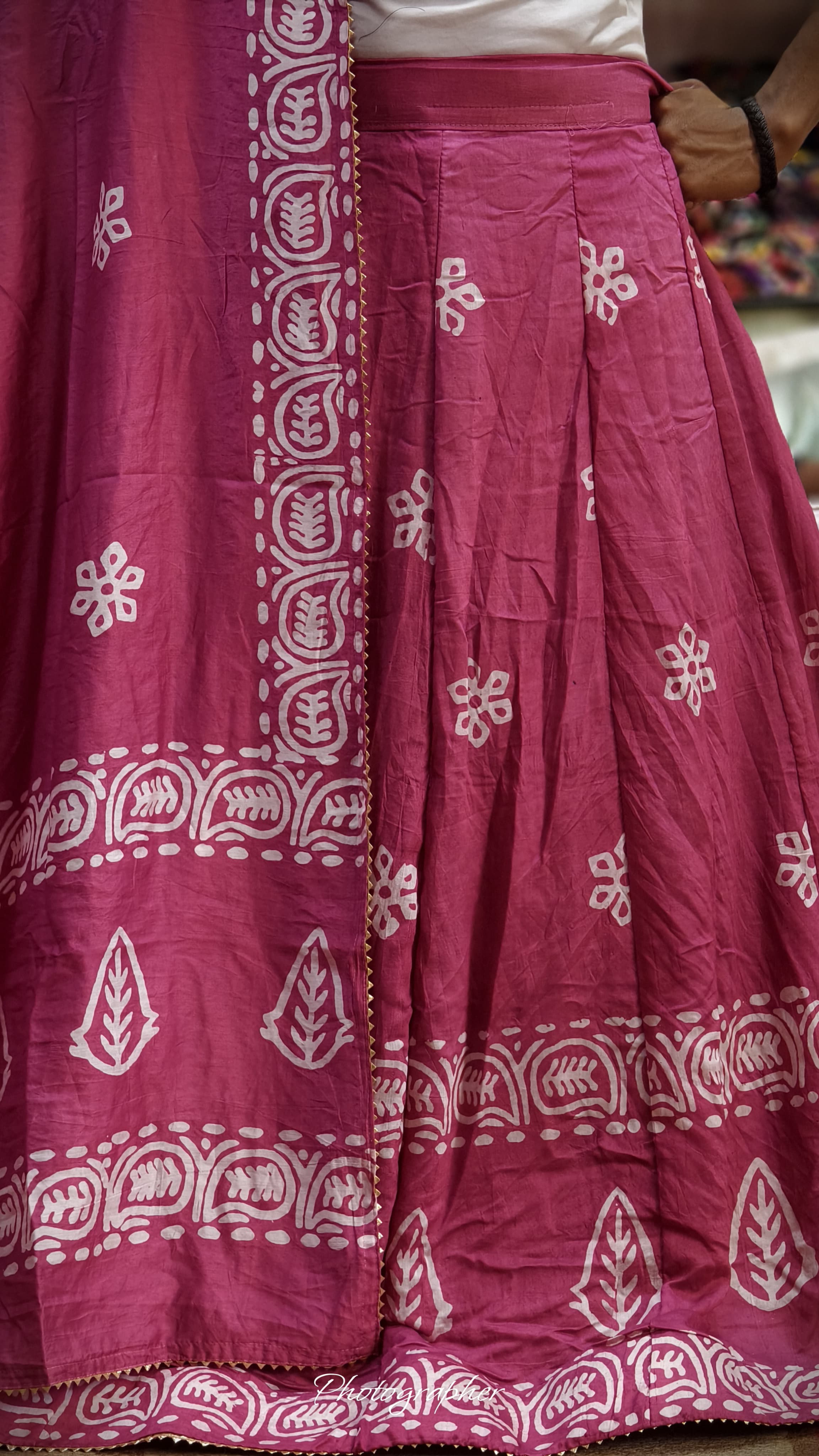 Pure Chanderi Cotton Full Pair Chaniya Choli