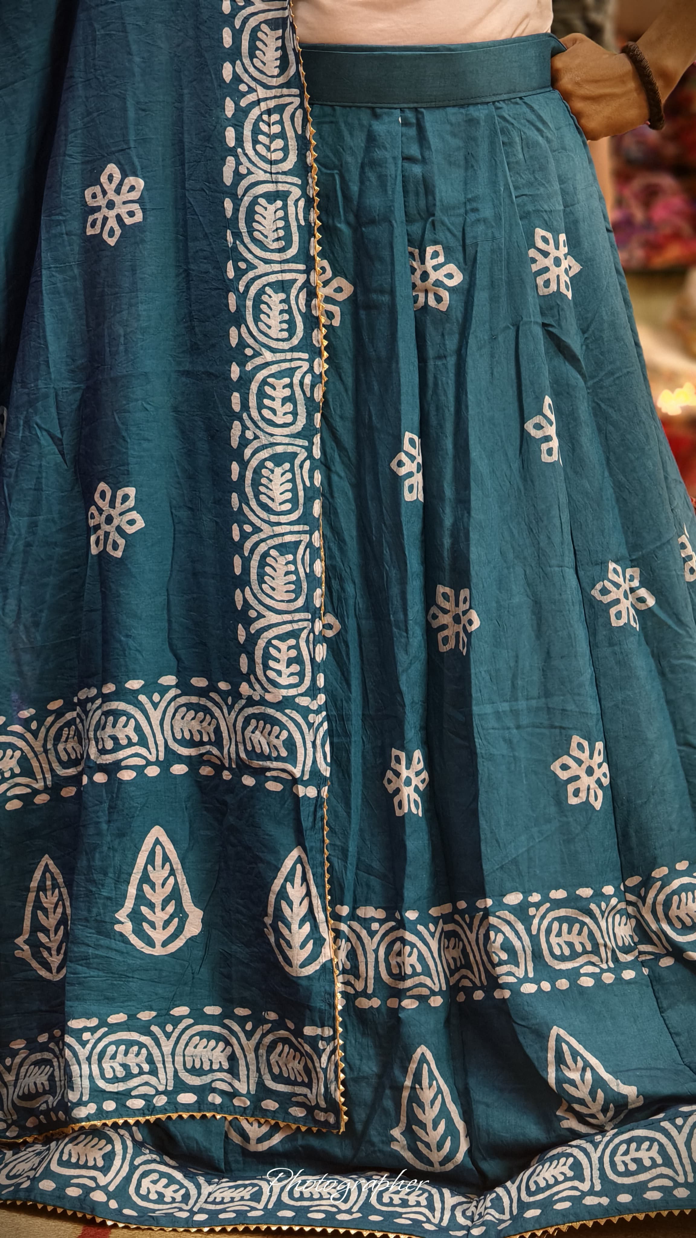 Pure Chanderi Cotton Full Pair Chaniya Choli