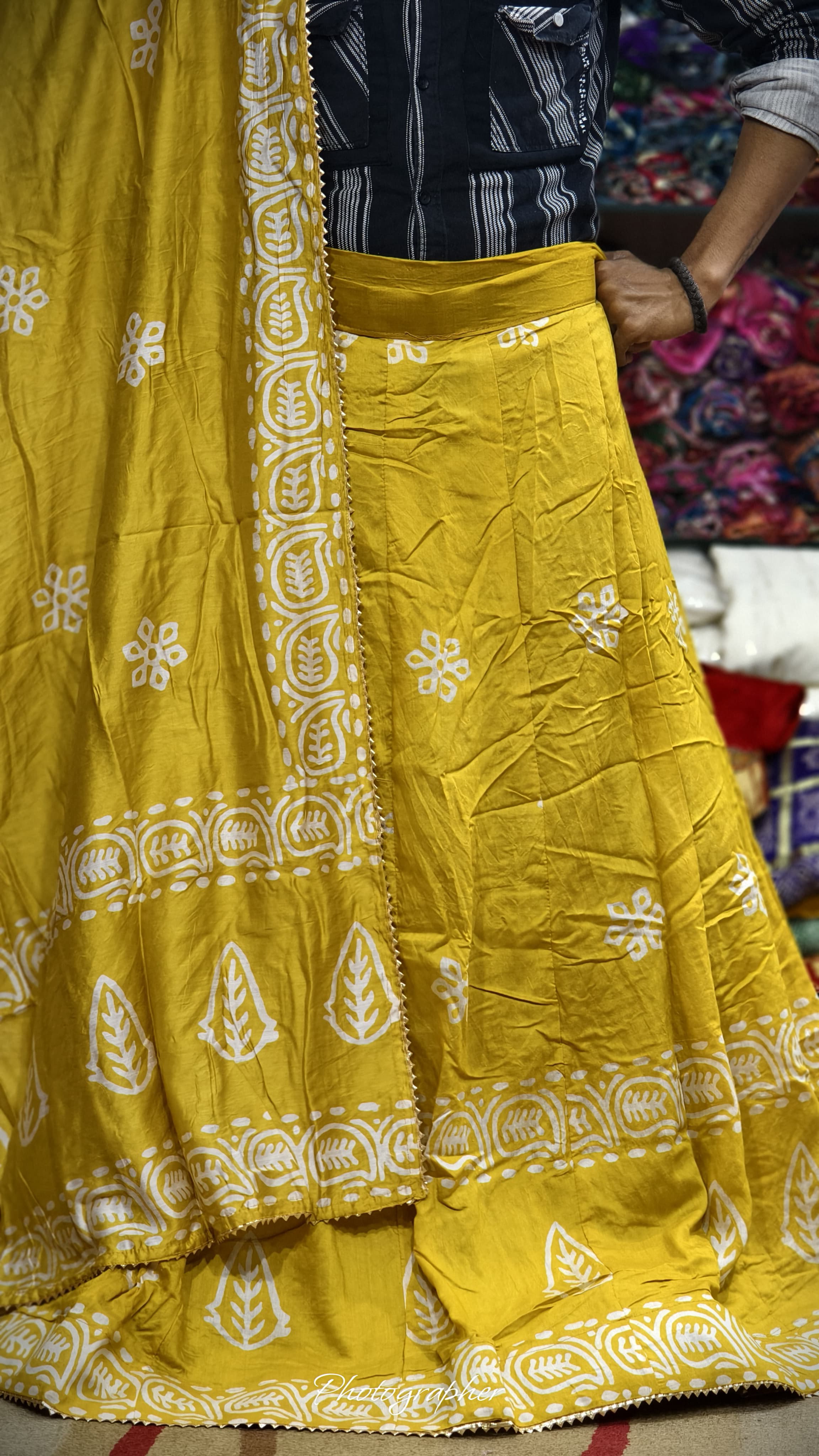 Pure Chanderi Cotton Full Pair Chaniya Choli