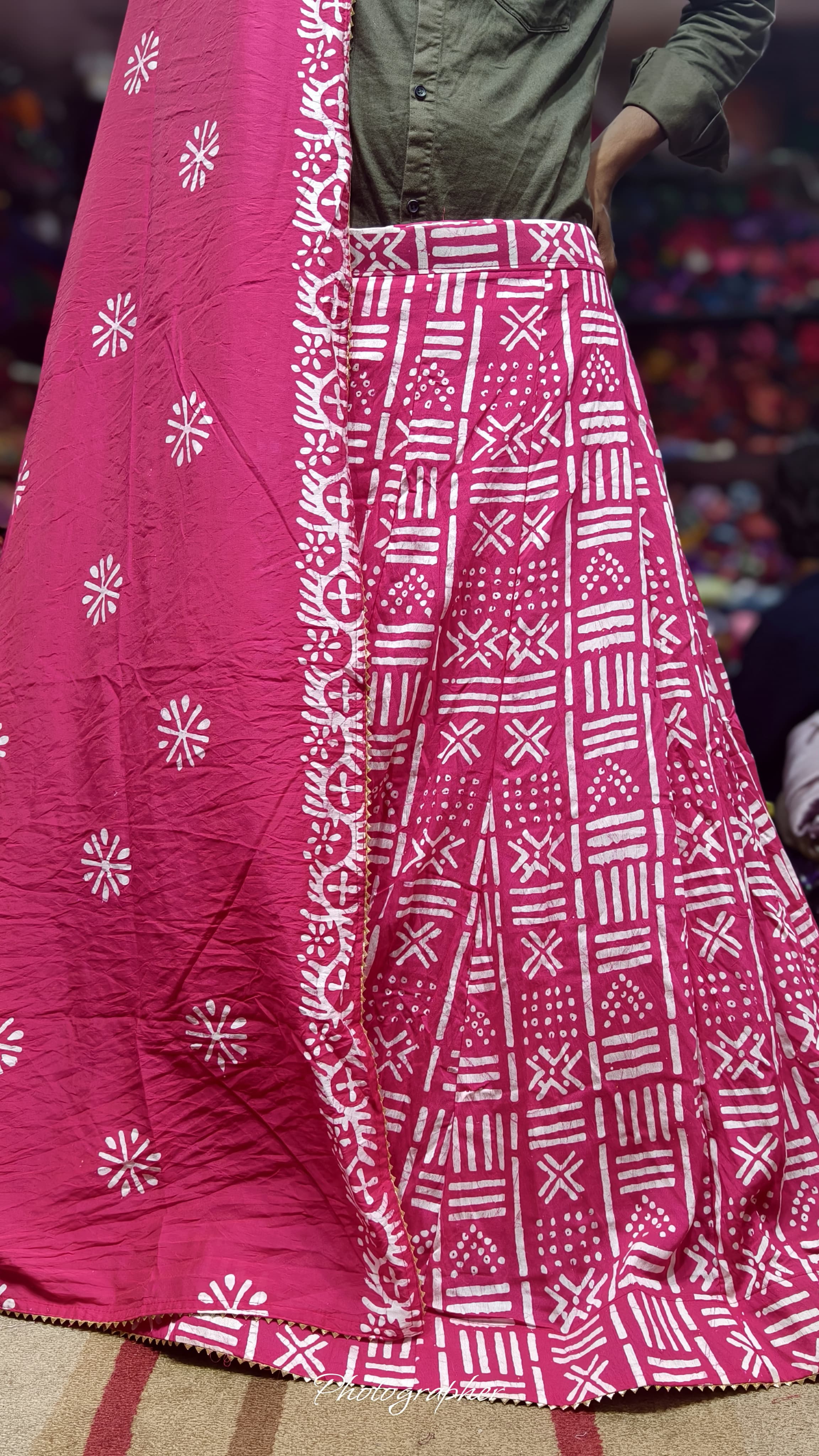 Pure Chanderi Cotton Full Pair Chaniya Choli