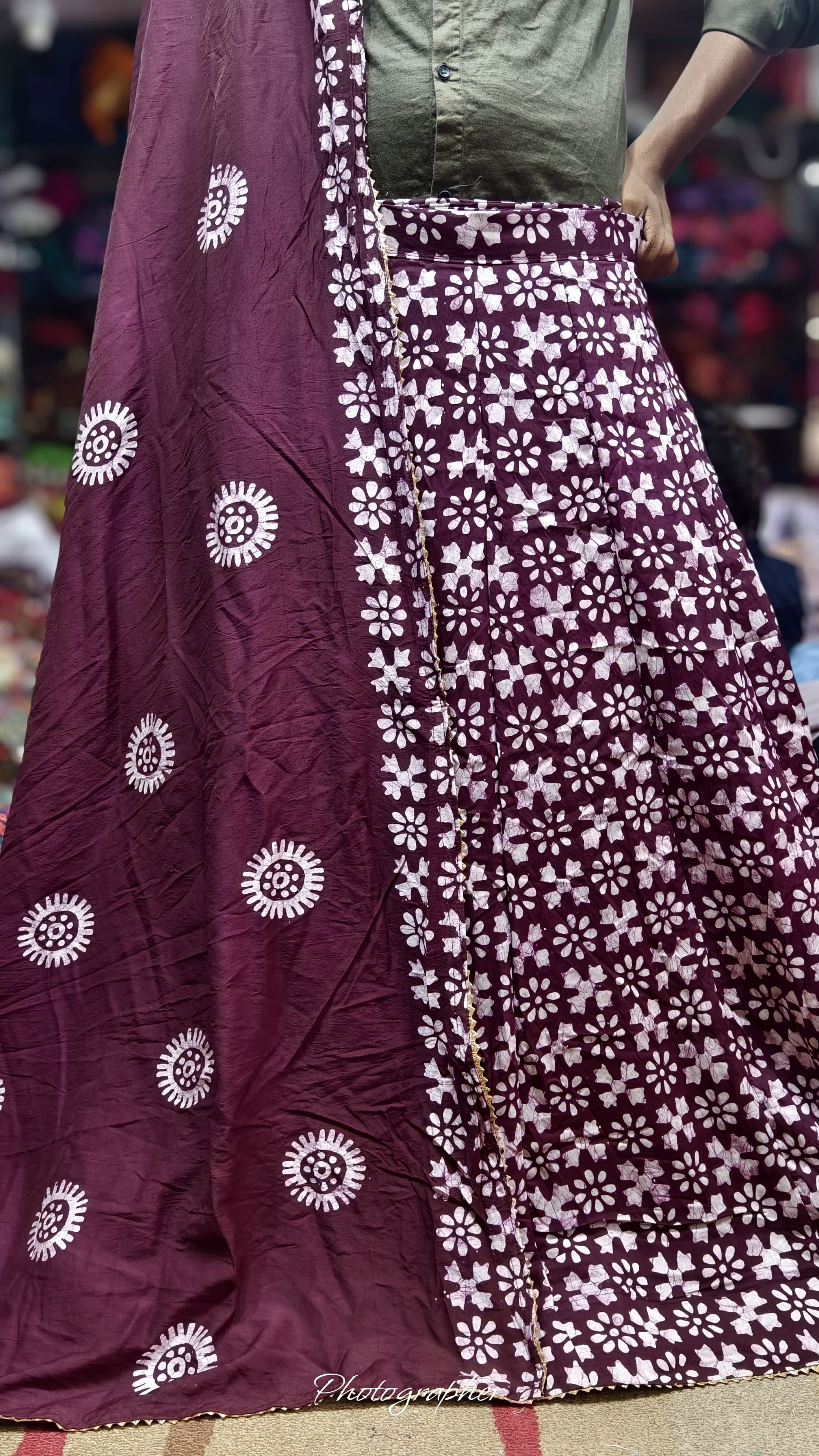 Pure Chanderi Cotton Full Pair Chaniya Choli