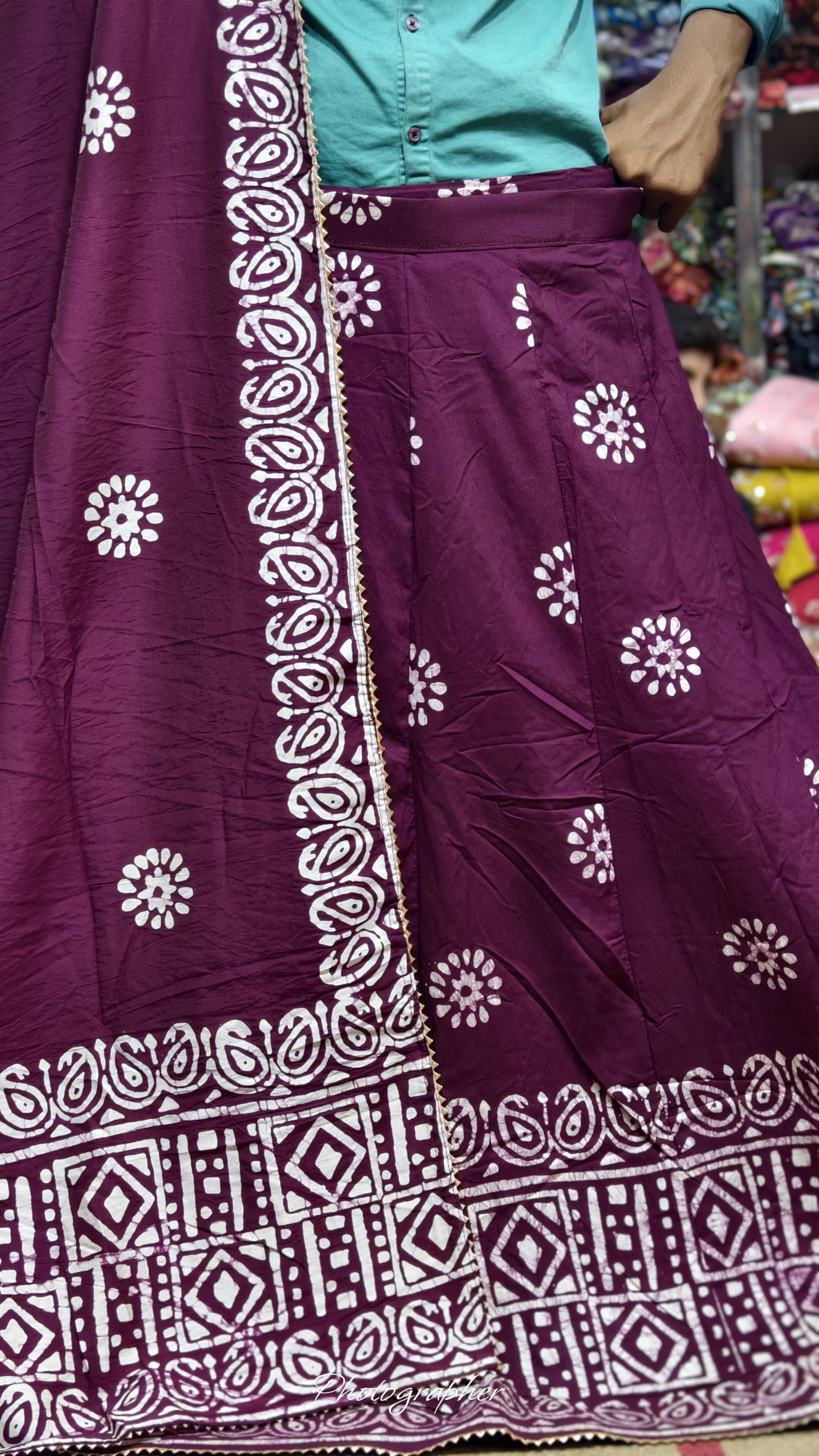 Pure Chanderi Cotton Full Pair Chaniya Choli