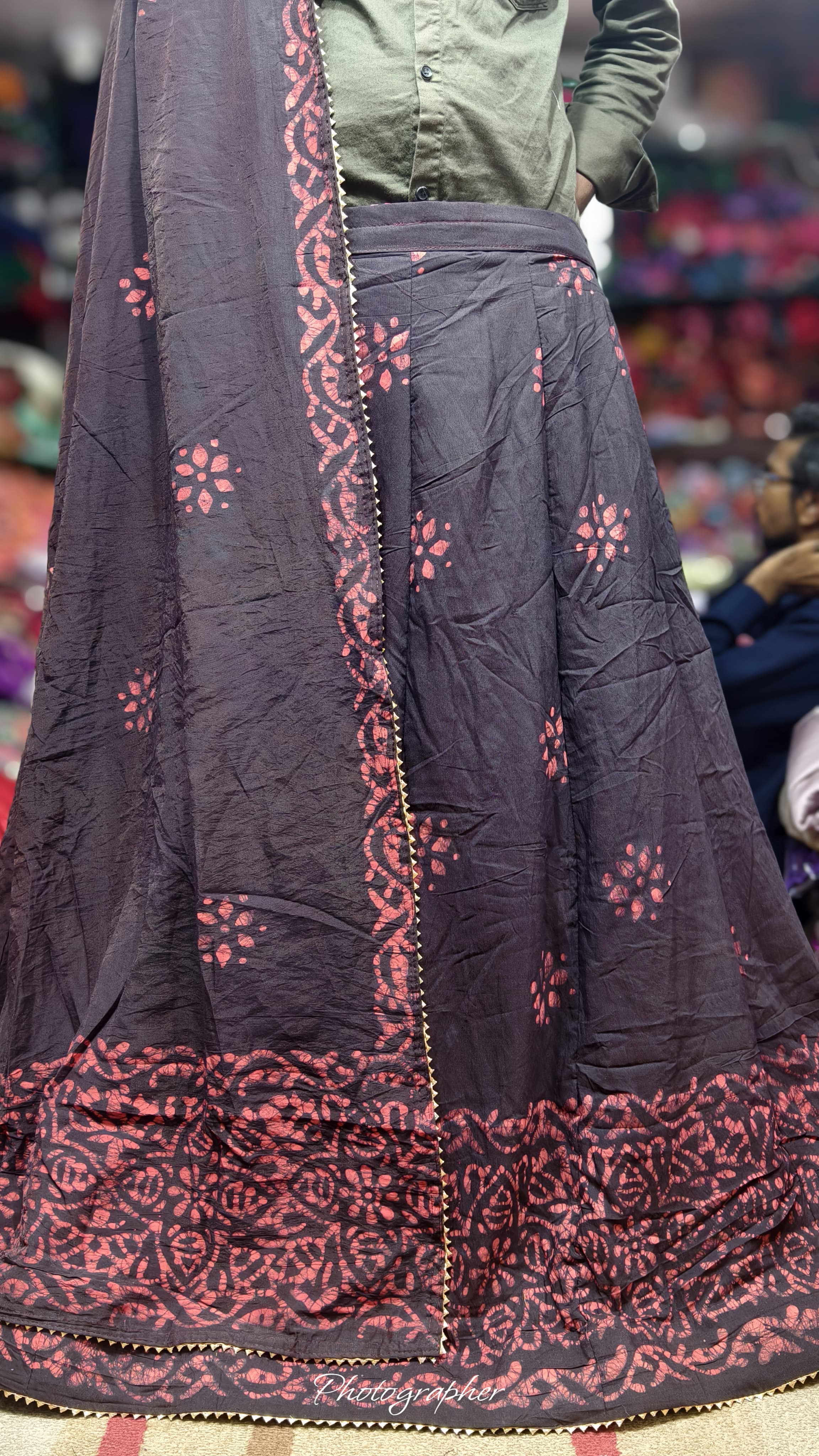 Pure Chanderi Cotton Full Pair Chaniya Choli