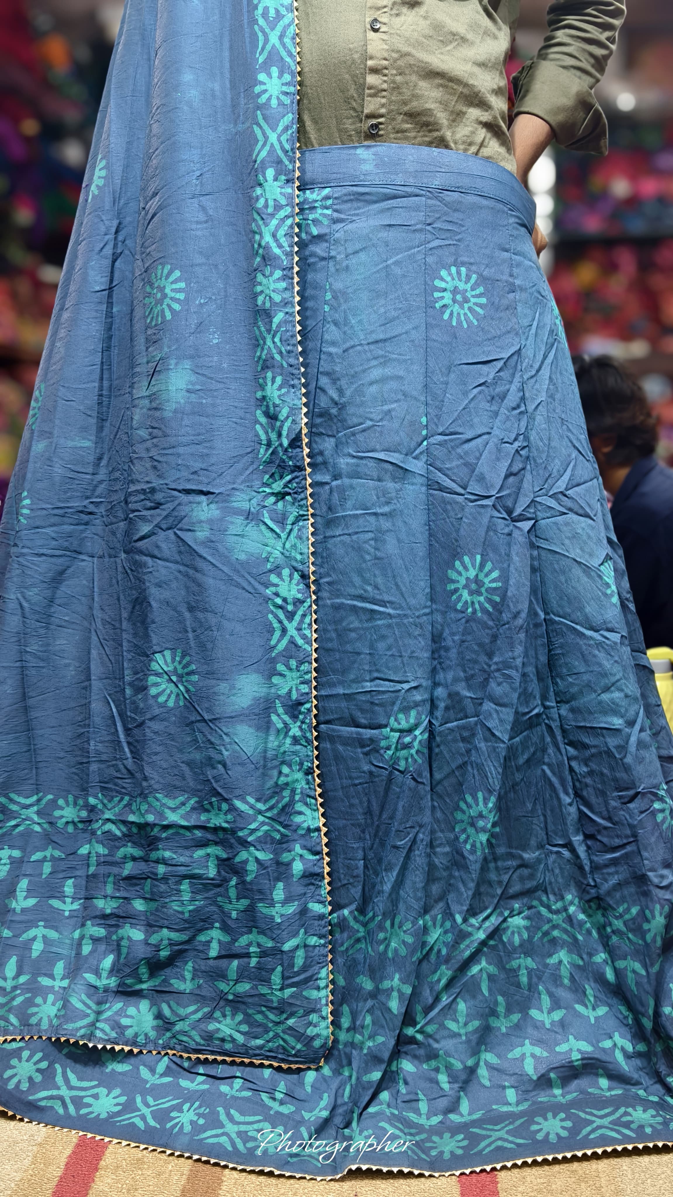 Pure Chanderi Cotton Full Pair Chaniya Choli