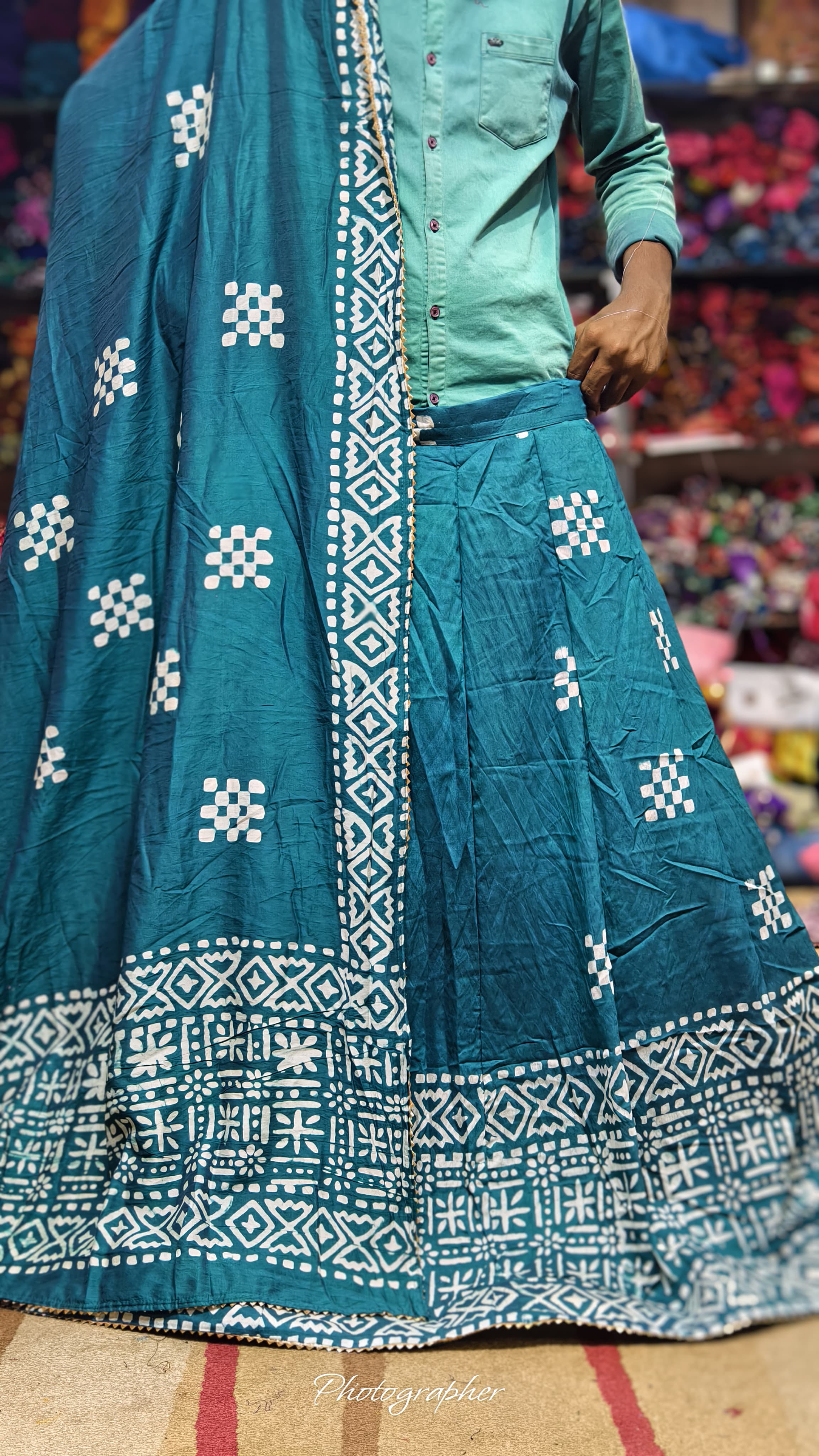 Pure Chanderi Cotton Full Pair Chaniya Choli