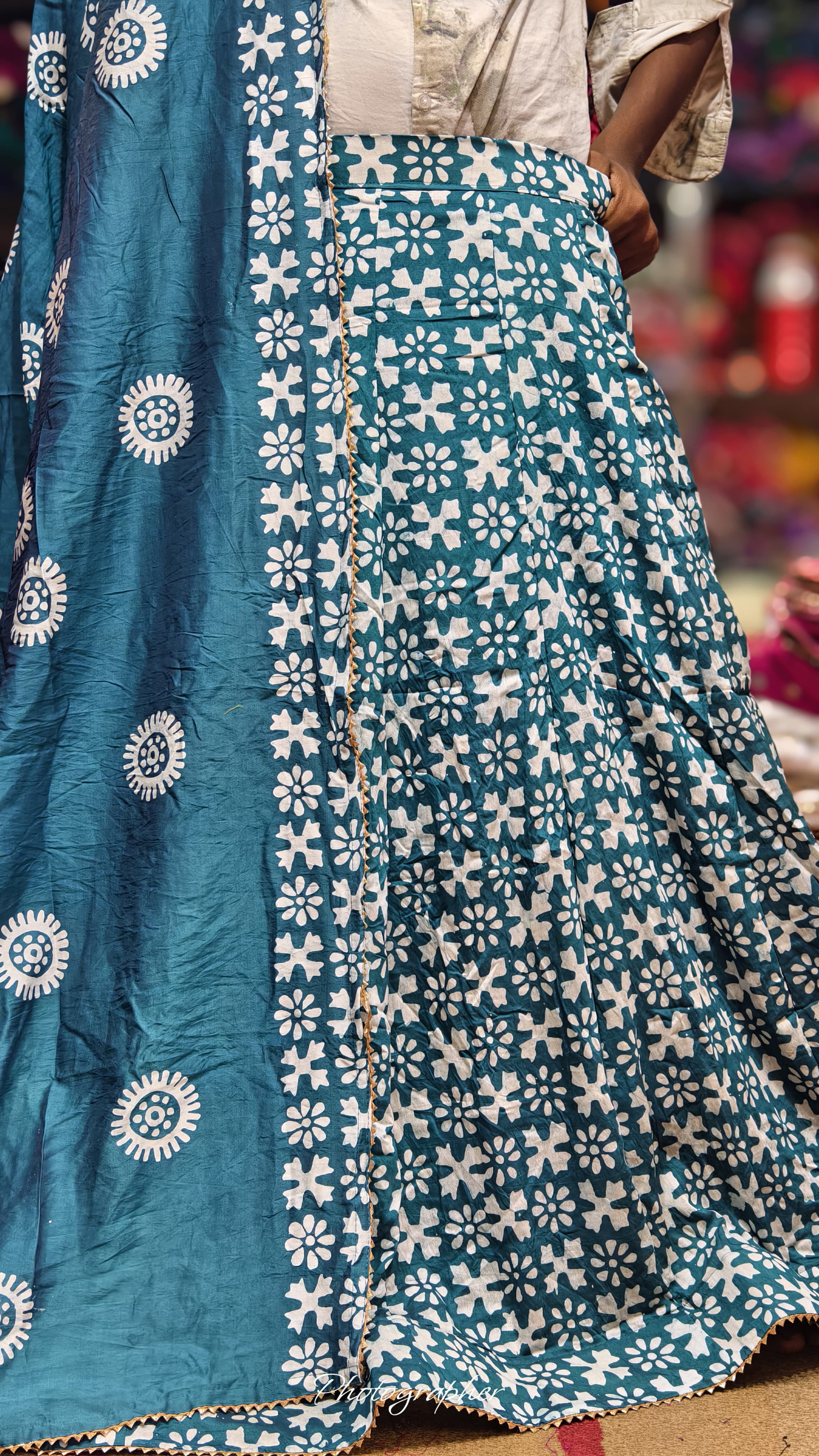 Pure Chanderi Cotton Full Pair Chaniya Choli