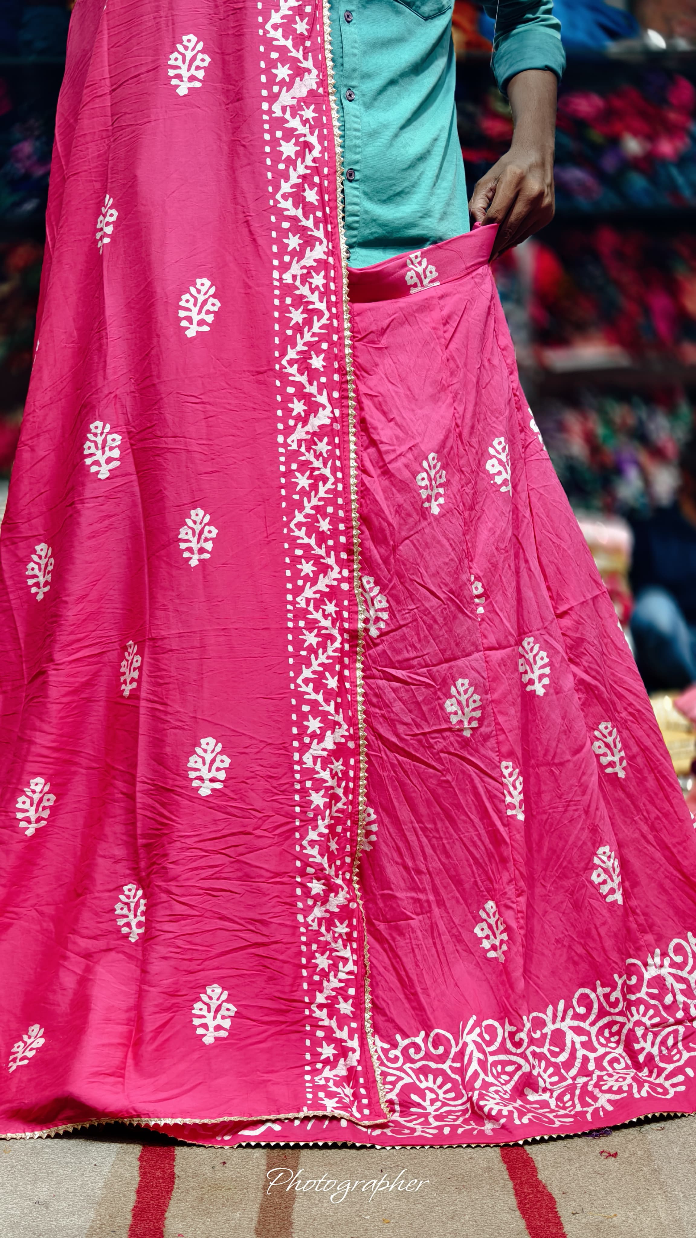 Pure Chanderi Cotton Full Pair Chaniya Choli