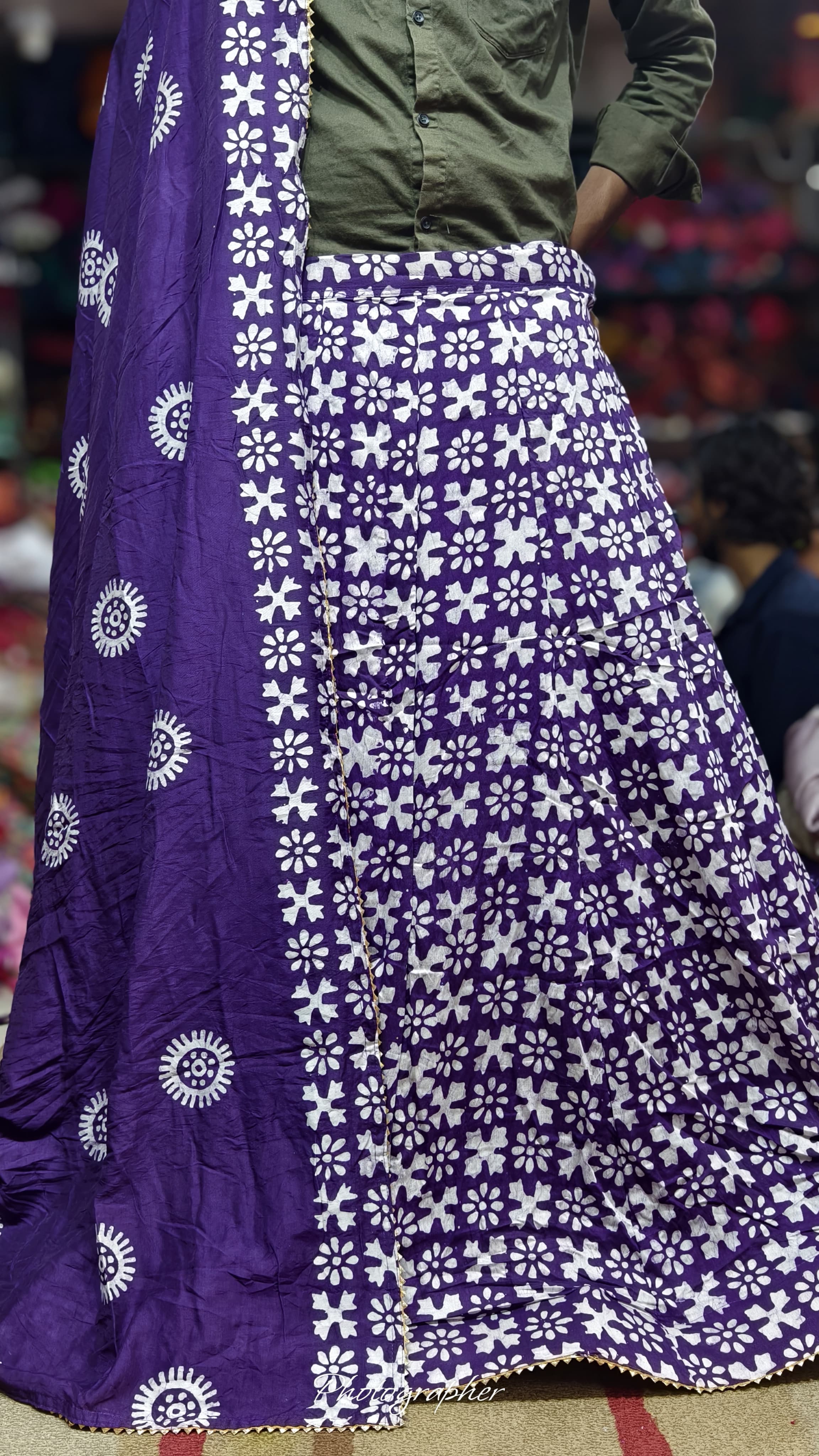 Pure Chanderi Cotton Full Pair Chaniya Choli